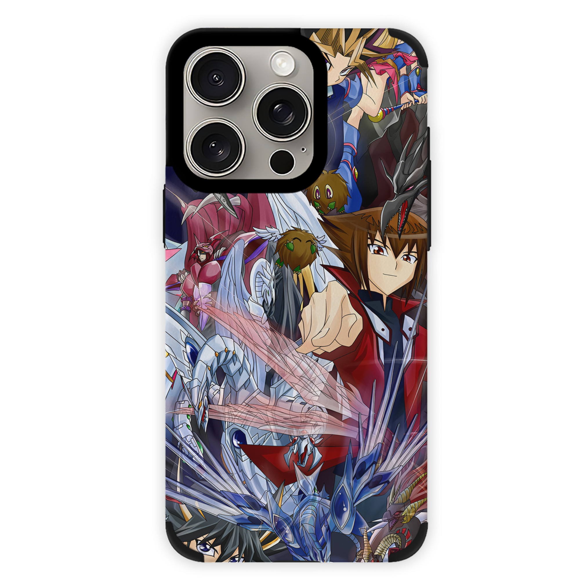 遊☆戯☆王 Yu-Gi-Oh! 【iPhone15ProMax対応】 PUレザー スマホケース 耐衝撃＆黄変防止