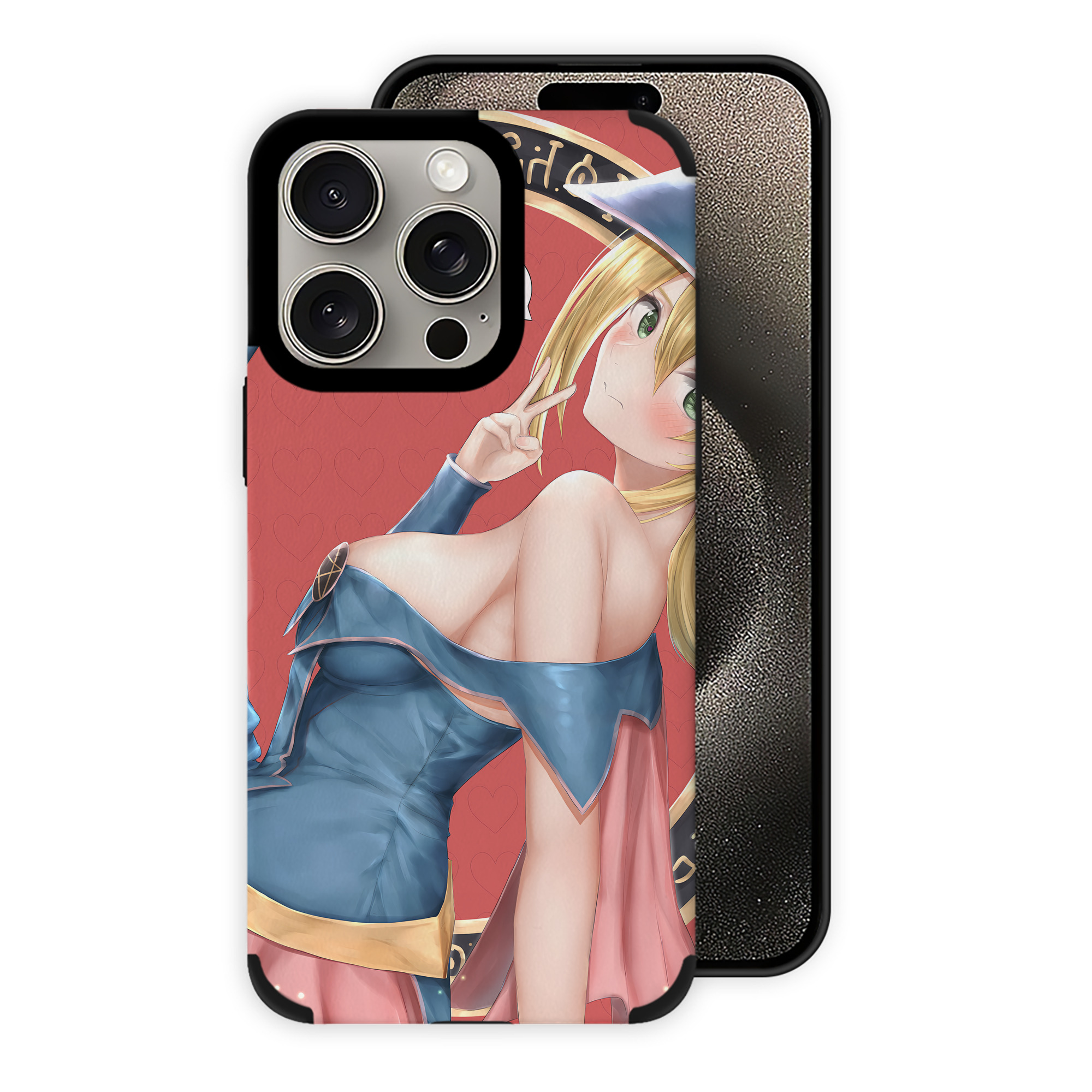 （画像用） 遊☆戯☆王 Yu-Gi-Oh! 【iPhone15ProMax対応】 PUレザー スマホケース 耐衝撃＆黄変防止