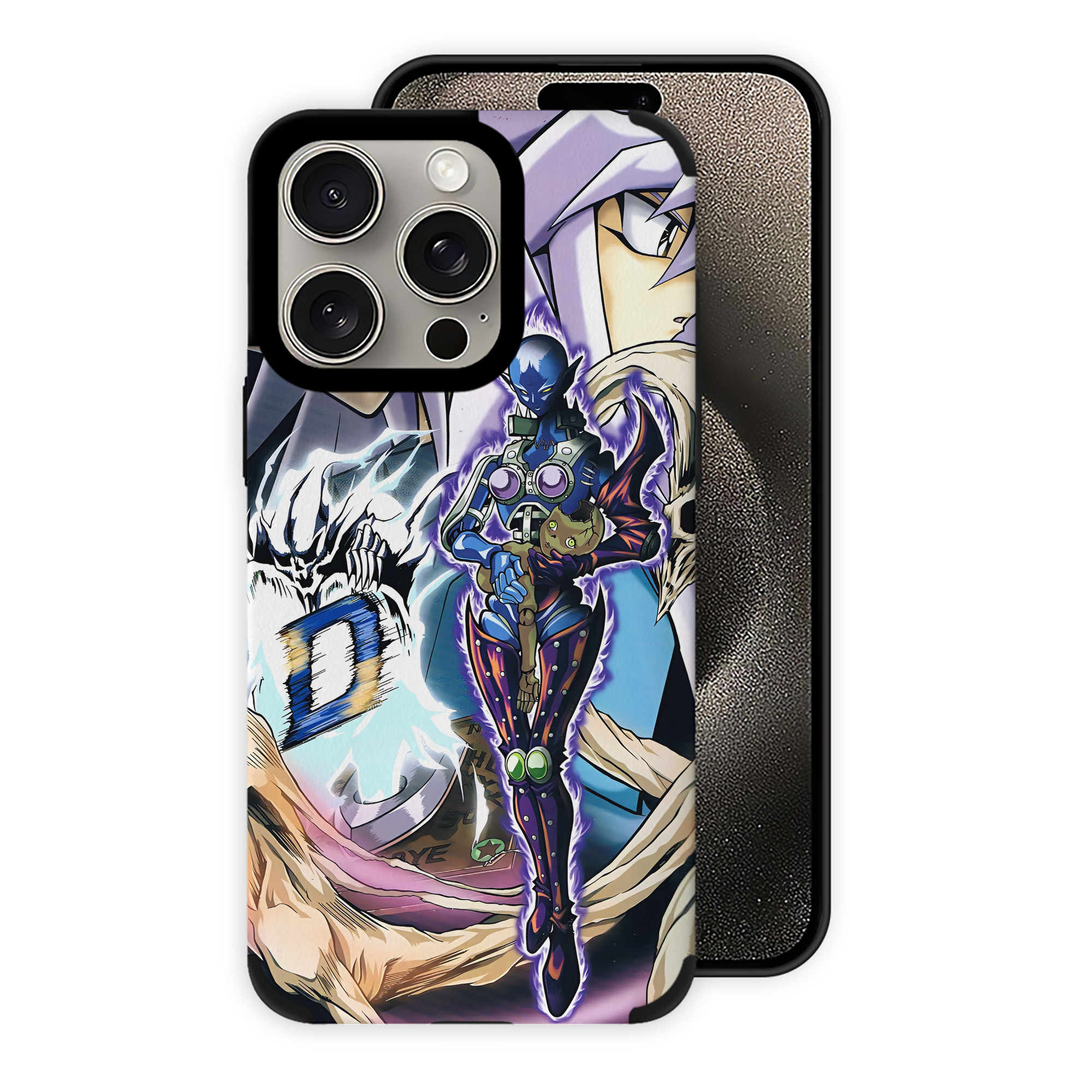 遊☆戯☆王 Yu-Gi-Oh! 【iPhone15ProMax対応】 PUレザー スマホケース 耐衝撃＆黄変防止