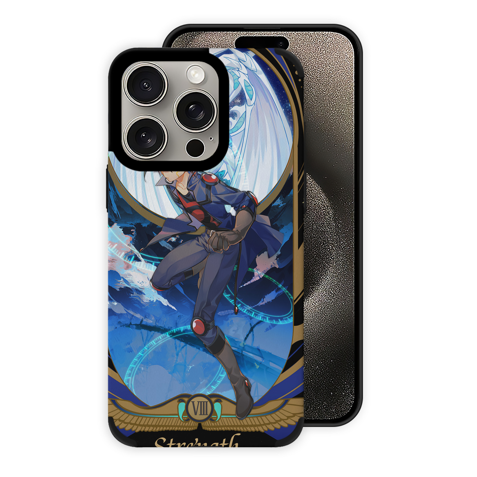 遊☆戯☆王 Yu-Gi-Oh! 【iPhone15ProMax対応】 PUレザー スマホケース 耐衝撃＆黄変防止