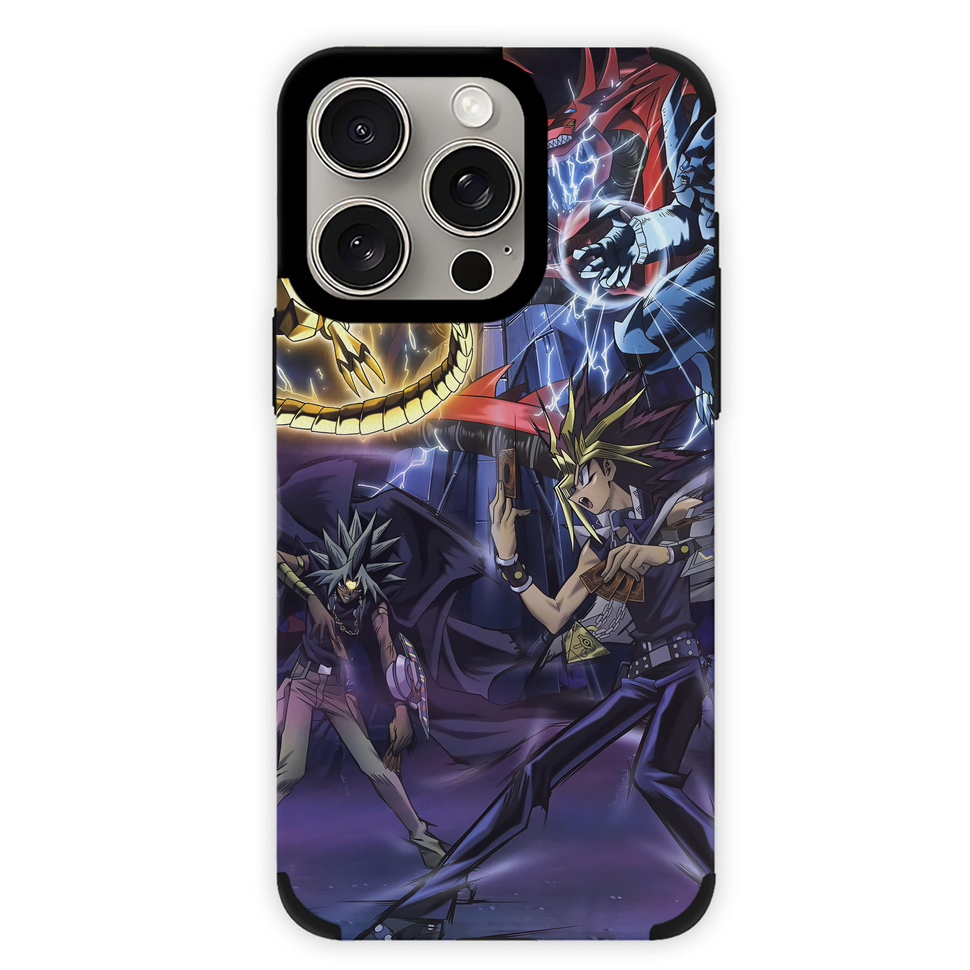 （画像用） 遊☆戯☆王 Yu-Gi-Oh! 【iPhone15ProMax対応】 PUレザー スマホケース 耐衝撃＆黄変防止