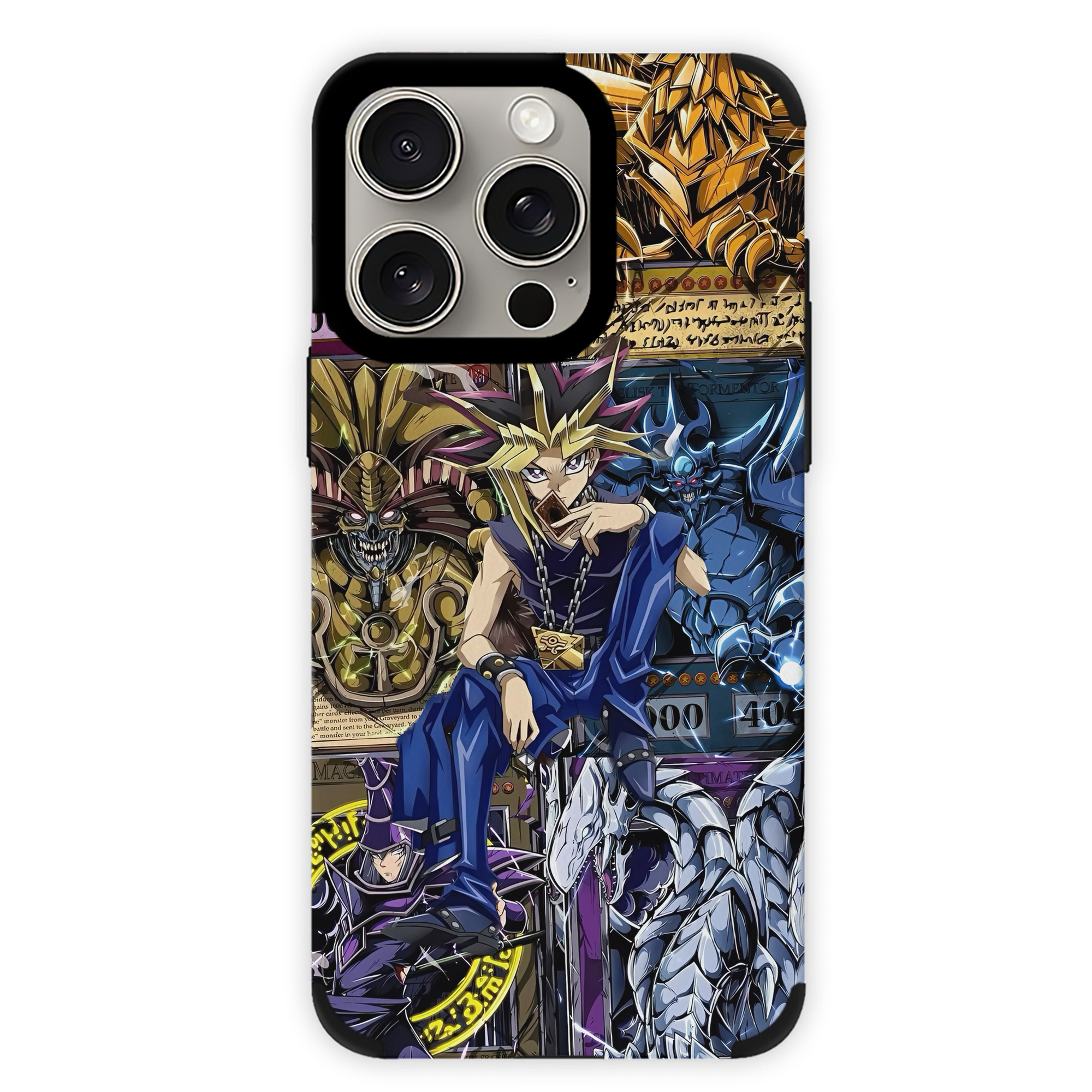 遊☆戯☆王 Yu-Gi-Oh! 【iPhone15ProMax対応】 PUレザー スマホケース 耐衝撃＆黄変防止