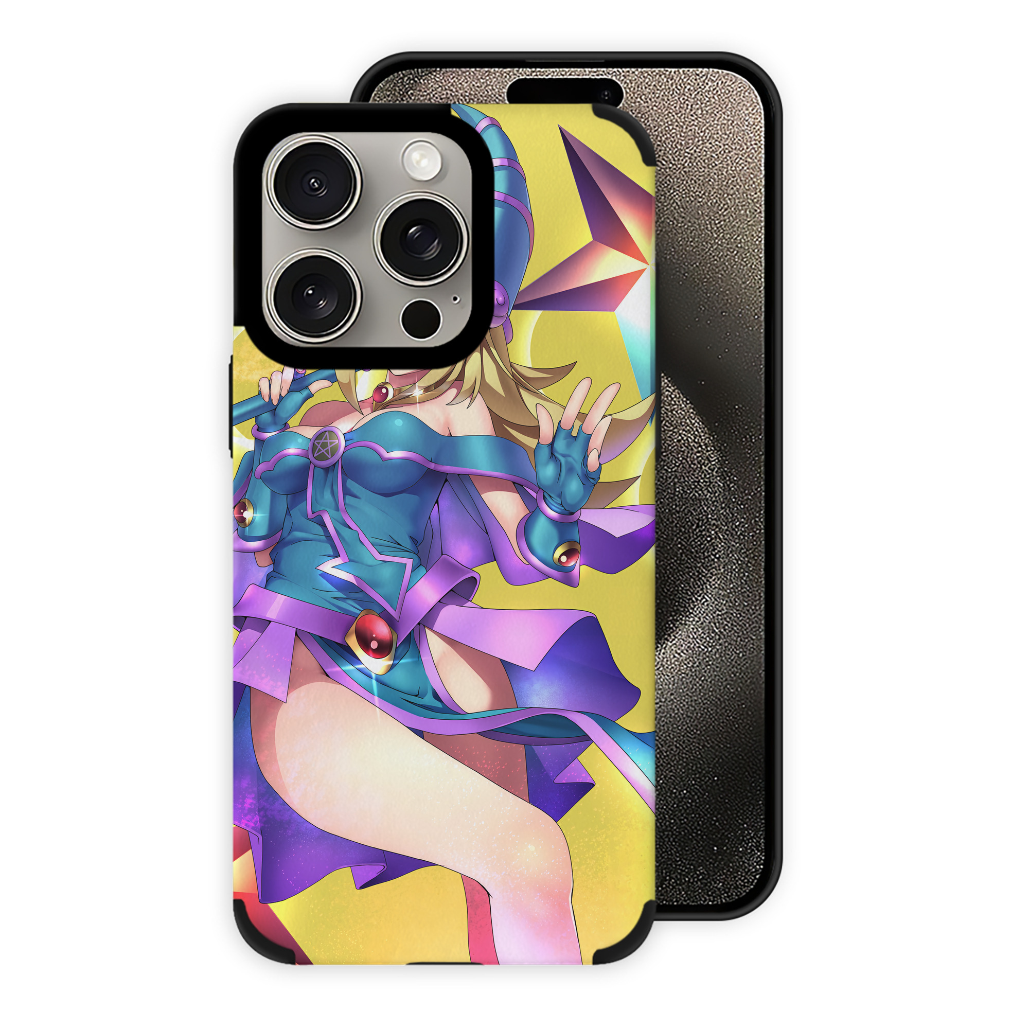 遊☆戯☆王 Yu-Gi-Oh! 【iPhone15ProMax対応】 PUレザー スマホケース 耐衝撃＆黄変防止