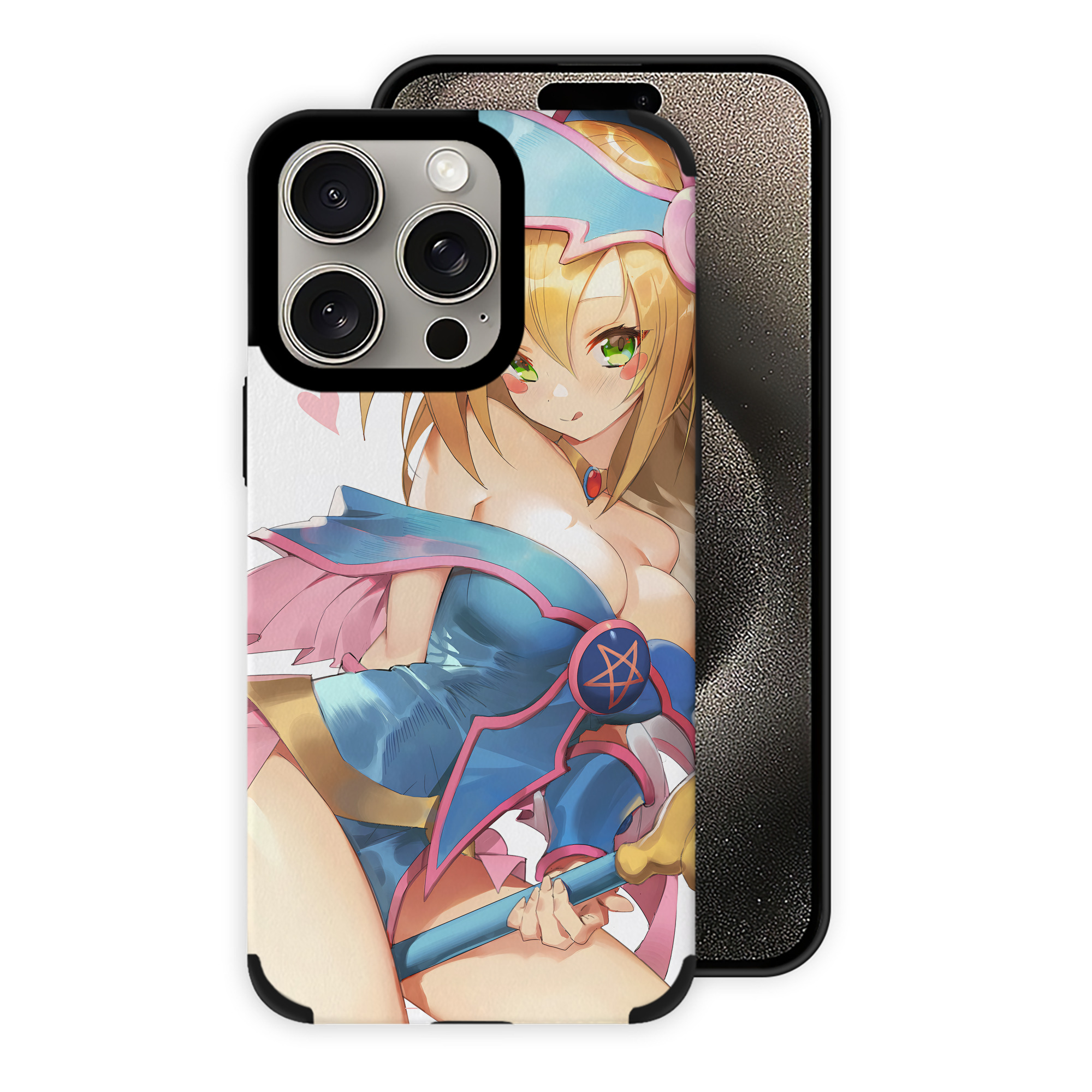 （画像用） 遊☆戯☆王 Yu-Gi-Oh! 【iPhone15ProMax対応】 PUレザー スマホケース 耐衝撃＆黄変防止