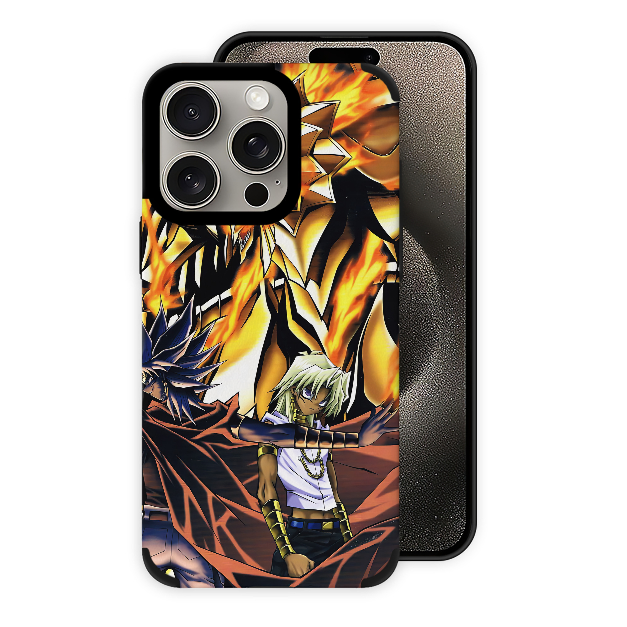 （画像用） 遊☆戯☆王 Yu-Gi-Oh! 【iPhone15ProMax対応】 PUレザー スマホケース 耐衝撃＆黄変防止