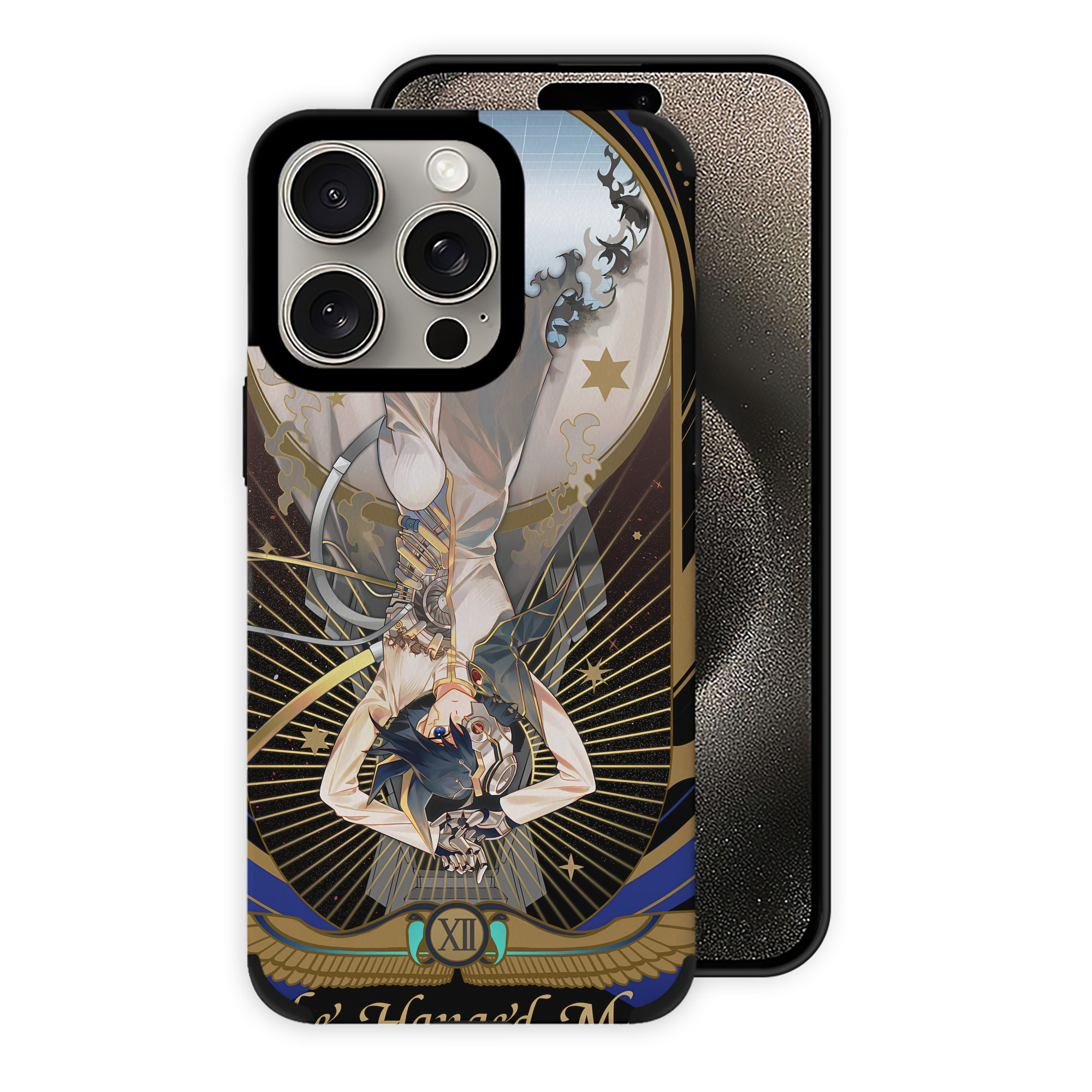 遊☆戯☆王 Yu-Gi-Oh! 【iPhone15ProMax対応】 PUレザー スマホケース 耐衝撃＆黄変防止