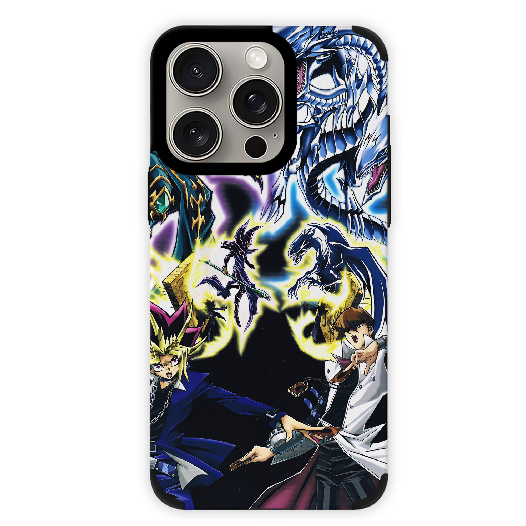 遊☆戯☆王 Yu-Gi-Oh! 【iPhone15ProMax対応】 PUレザー スマホケース 耐衝撃＆黄変防止