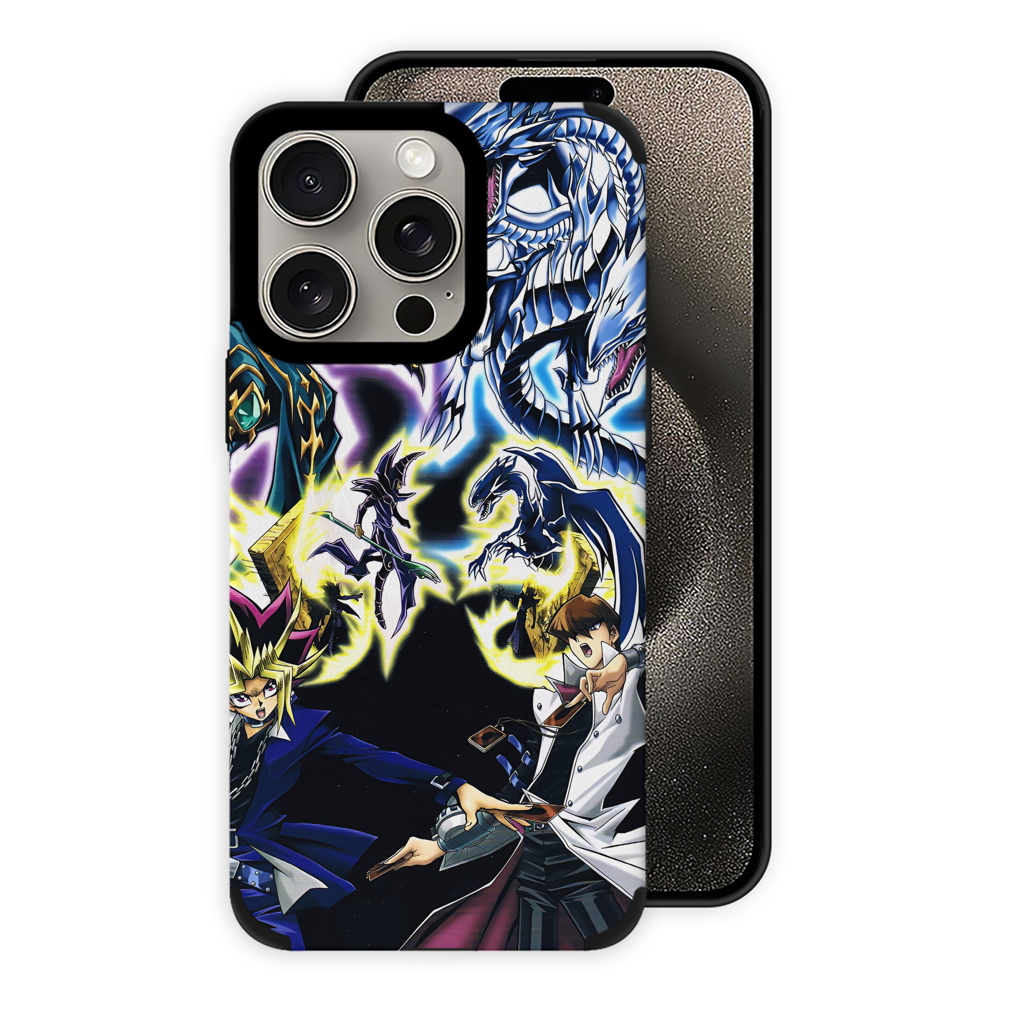 遊☆戯☆王 Yu-Gi-Oh! 【iPhone15ProMax対応】 PUレザー スマホケース 耐衝撃＆黄変防止
