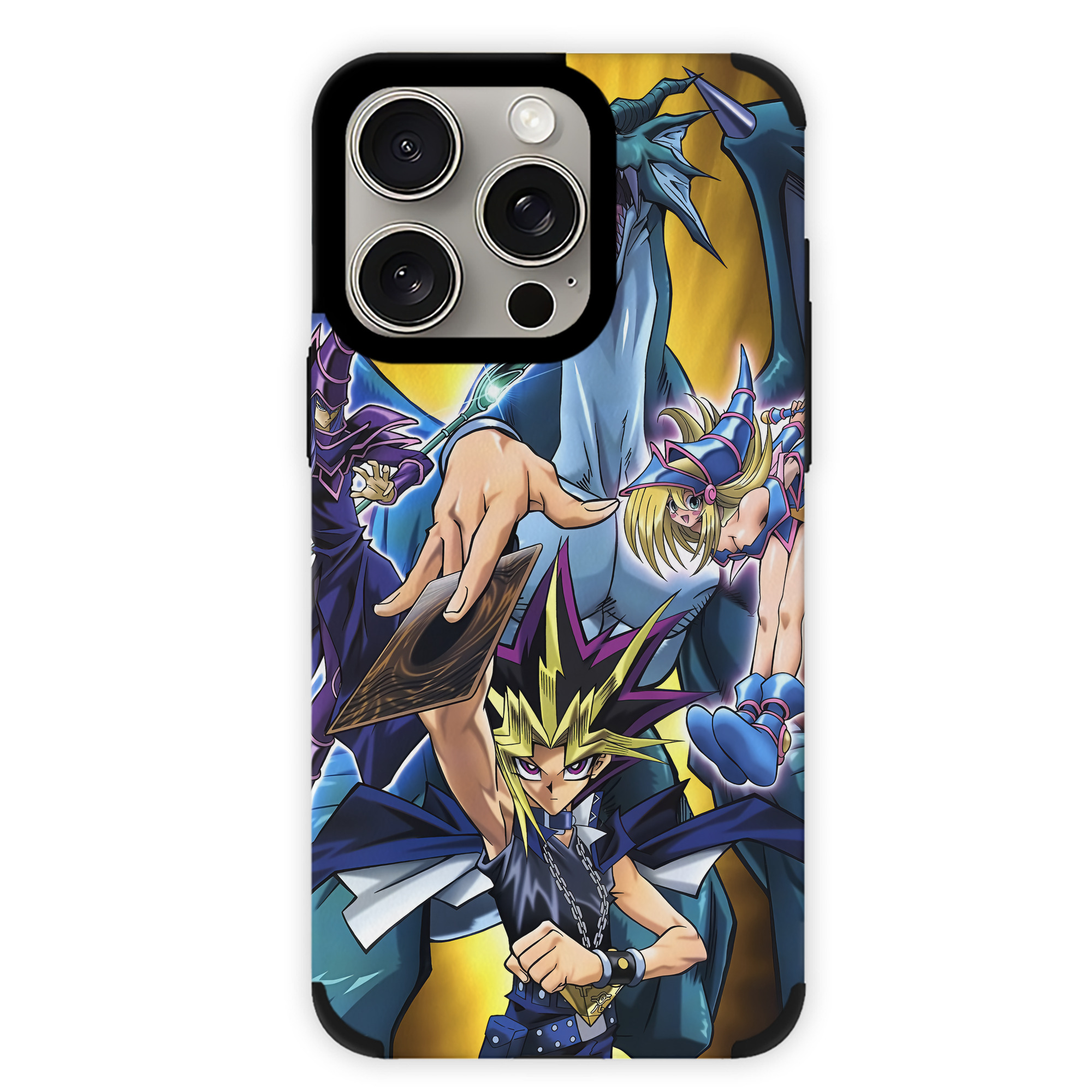遊☆戯☆王 Yu-Gi-Oh! 【iPhone15ProMax対応】 PUレザー スマホケース 耐衝撃＆黄変防止
