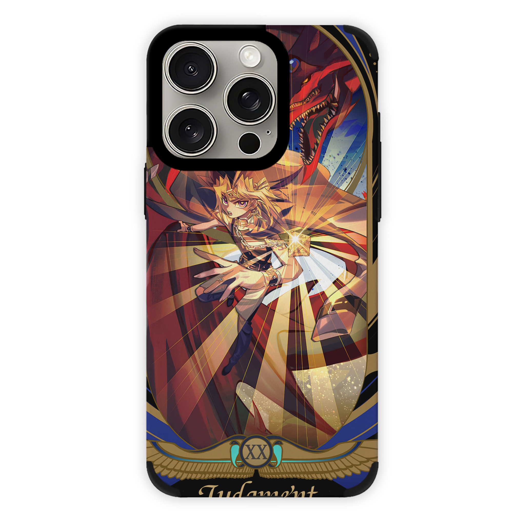 遊☆戯☆王 Yu-Gi-Oh! 【iPhone15ProMax対応】 PUレザー スマホケース 耐衝撃＆黄変防止