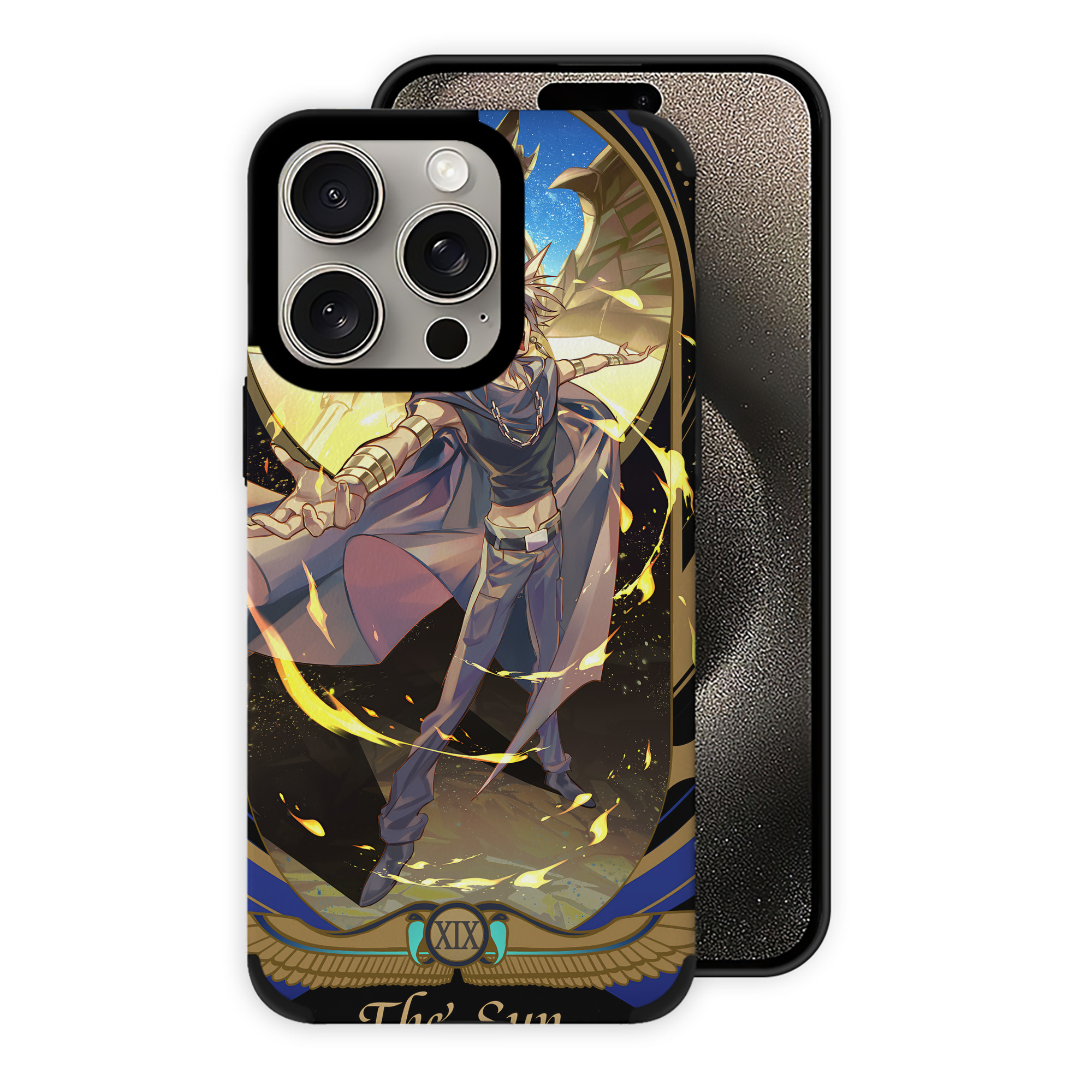 遊☆戯☆王 Yu-Gi-Oh! 【iPhone15ProMax対応】 PUレザー スマホケース 耐衝撃＆黄変防止