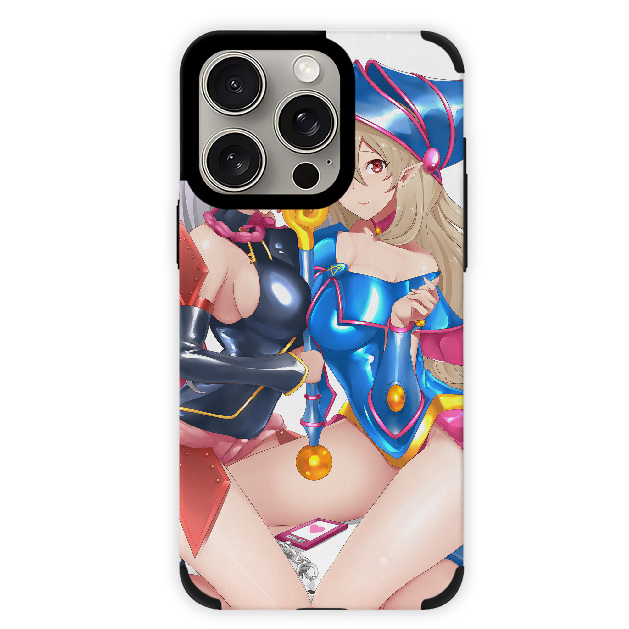 （画像用） 遊☆戯☆王 Yu-Gi-Oh! 【iPhone15ProMax対応】 PUレザー スマホケース 耐衝撃＆黄変防止