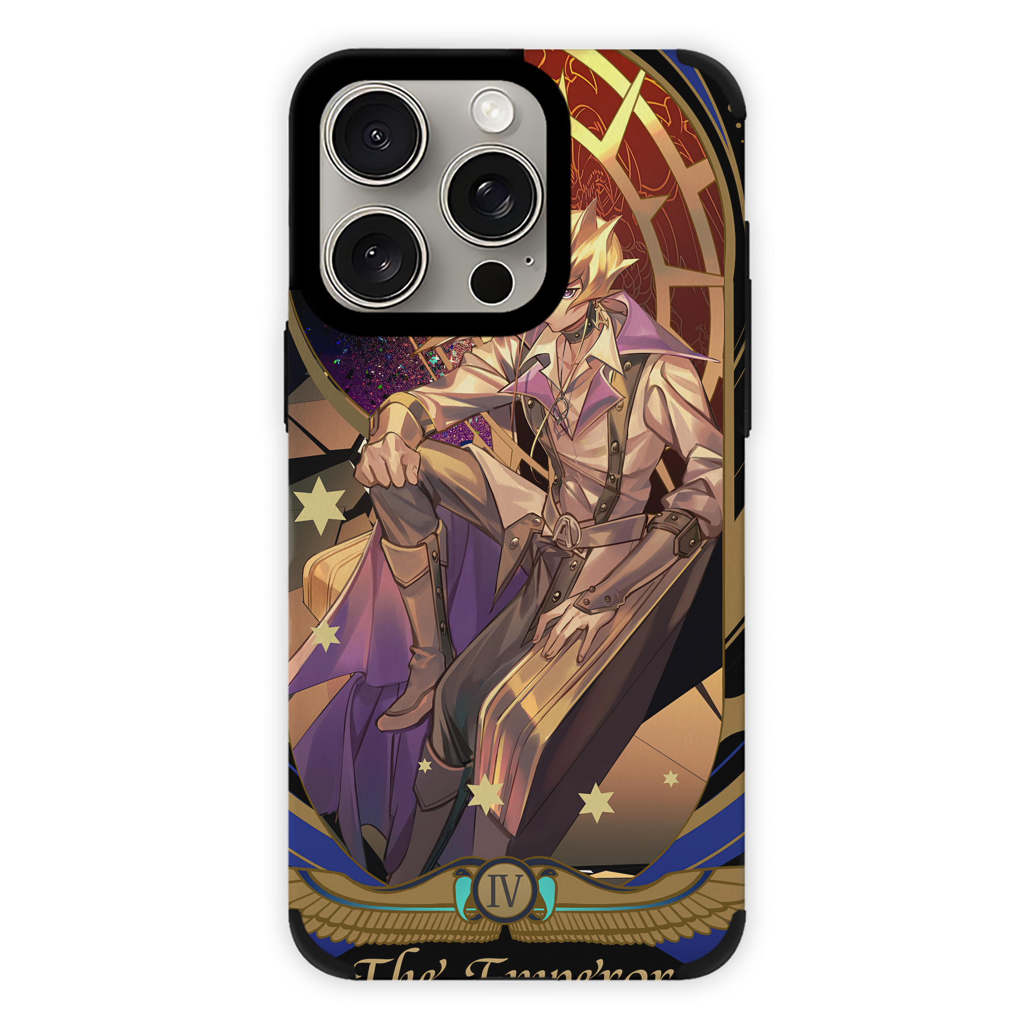 遊☆戯☆王 Yu-Gi-Oh! 【iPhone15ProMax対応】 PUレザー スマホケース 耐衝撃＆黄変防止