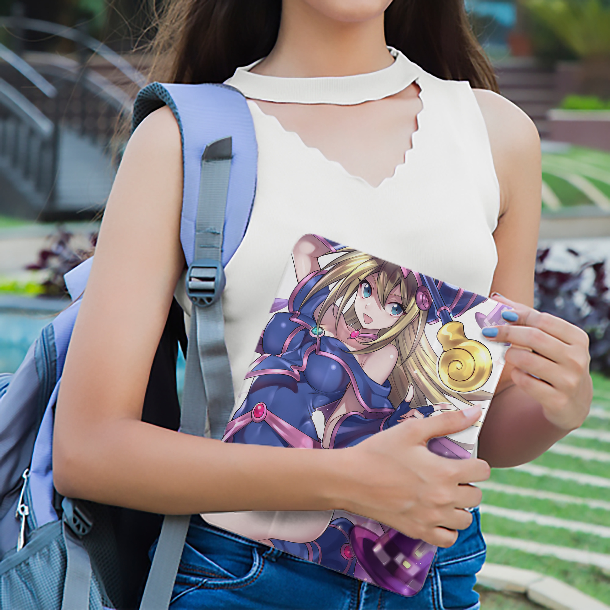 遊☆戯☆王 Yu-Gi-Oh! IPad ケース ペン収納付き 三つ折りスタンド PUレザー×シリコン 対応機種9.5/10.5/10.9インチ