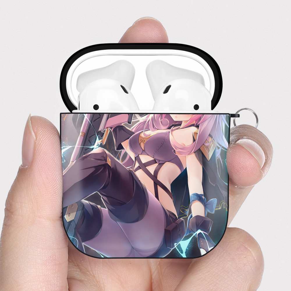 （画像用） 遊☆戯☆王 Yu-Gi-Oh! AirPods 第2世代保護ケース ハードシェル ブラック 耐衝撃・防指紋・カラビナ付き