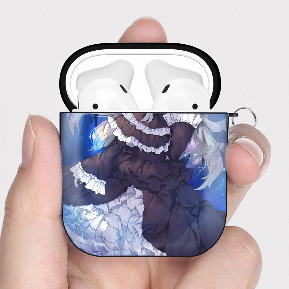 （画像用） 遊☆戯☆王 Yu-Gi-Oh! AirPods 第2世代保護ケース ハードシェル ブラック 耐衝撃・防指紋・カラビナ付き
