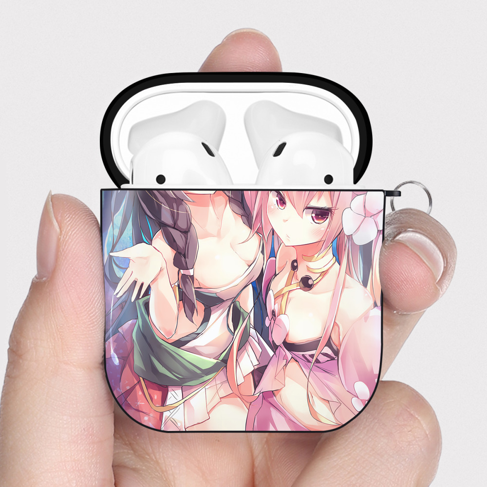 （画像用） 遊☆戯☆王 Yu-Gi-Oh! AirPods 第2世代保護ケース ハードシェル ブラック 耐衝撃・防指紋・カラビナ付き