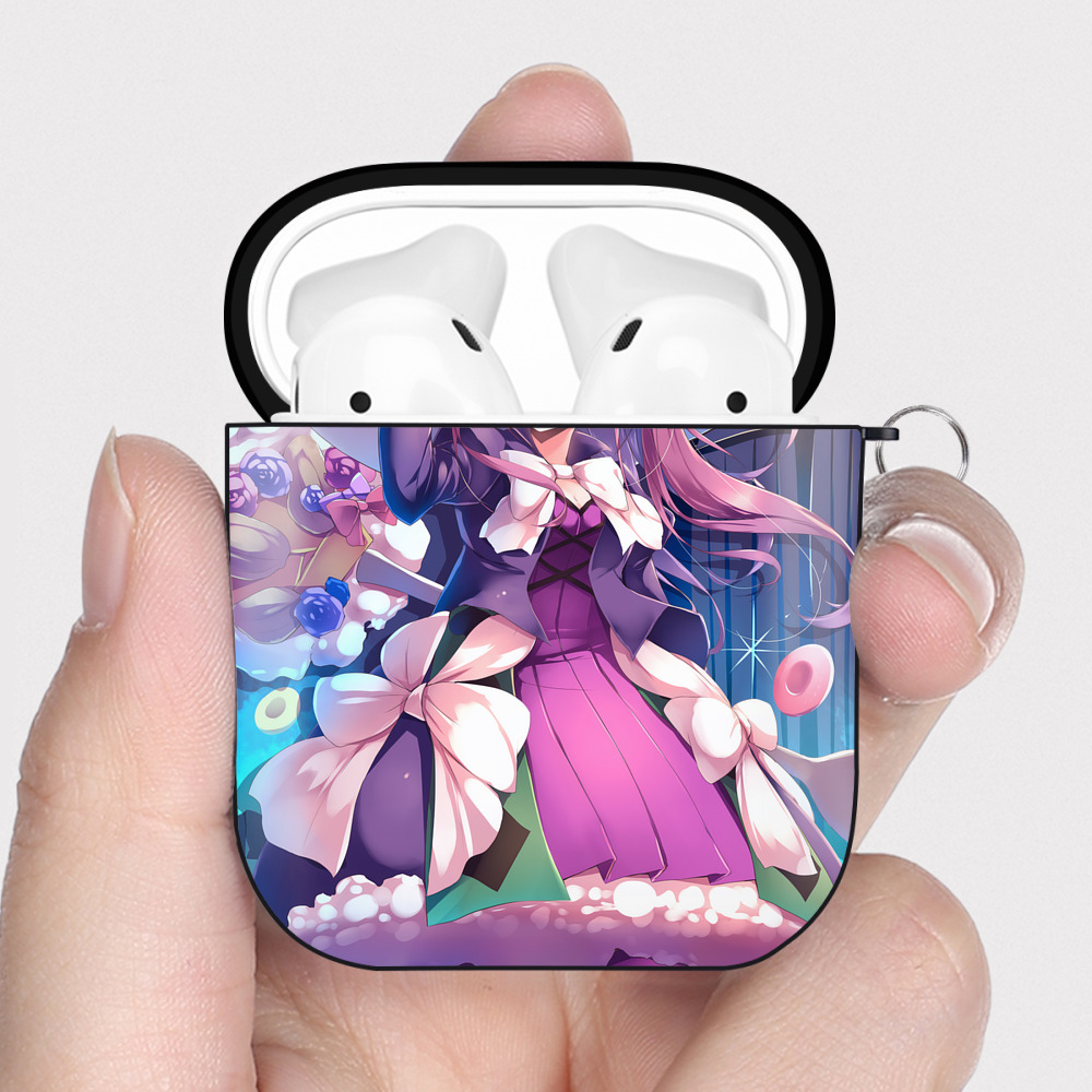 （画像用） 遊☆戯☆王 Yu-Gi-Oh! AirPods 第2世代保護ケース ハードシェル ブラック 耐衝撃・防指紋・カラビナ付き