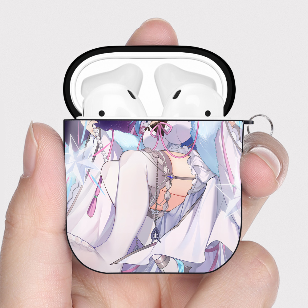 （画像用） 遊☆戯☆王 Yu-Gi-Oh! AirPods 第2世代保護ケース ハードシェル ブラック 耐衝撃・防指紋・カラビナ付き
