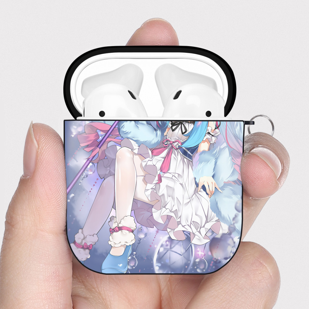 （画像用） 遊☆戯☆王 Yu-Gi-Oh! AirPods 第2世代保護ケース ハードシェル ブラック 耐衝撃・防指紋・カラビナ付き