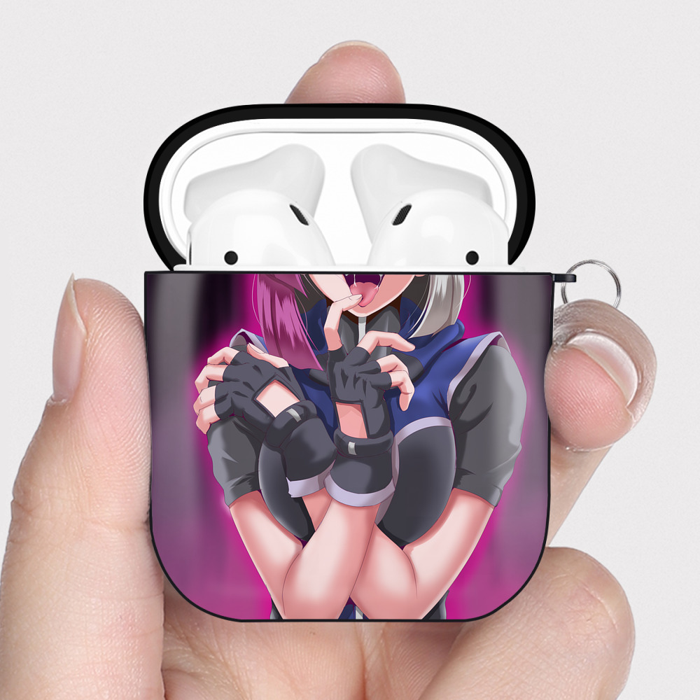 （画像用） 遊☆戯☆王 Yu-Gi-Oh! AirPods 第2世代保護ケース ハードシェル ブラック 耐衝撃・防指紋・カラビナ付き