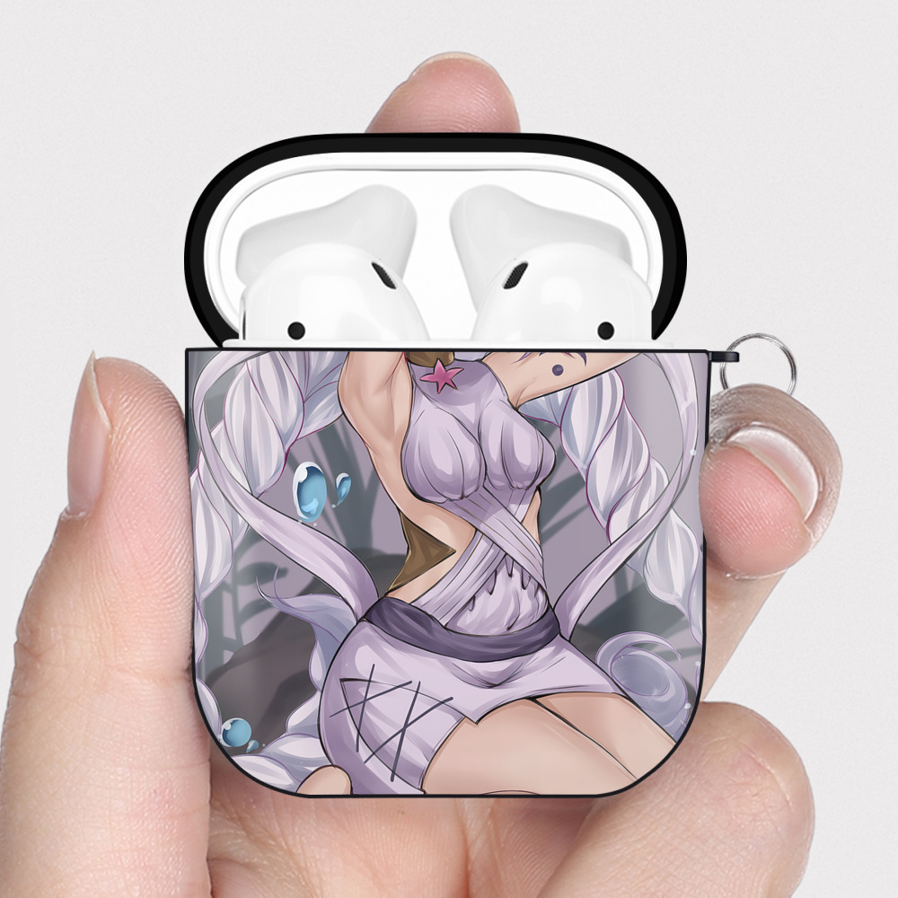 （画像用） 遊☆戯☆王 Yu-Gi-Oh! AirPods 第2世代保護ケース ハードシェル ブラック 耐衝撃・防指紋・カラビナ付き