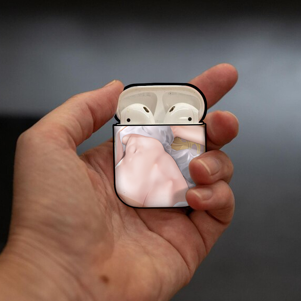 遊☆戯☆王 Yu-Gi-Oh! AirPods 第2世代保護ケース ハードシェル ブラック 耐衝撃・防指紋・カラビナ付き