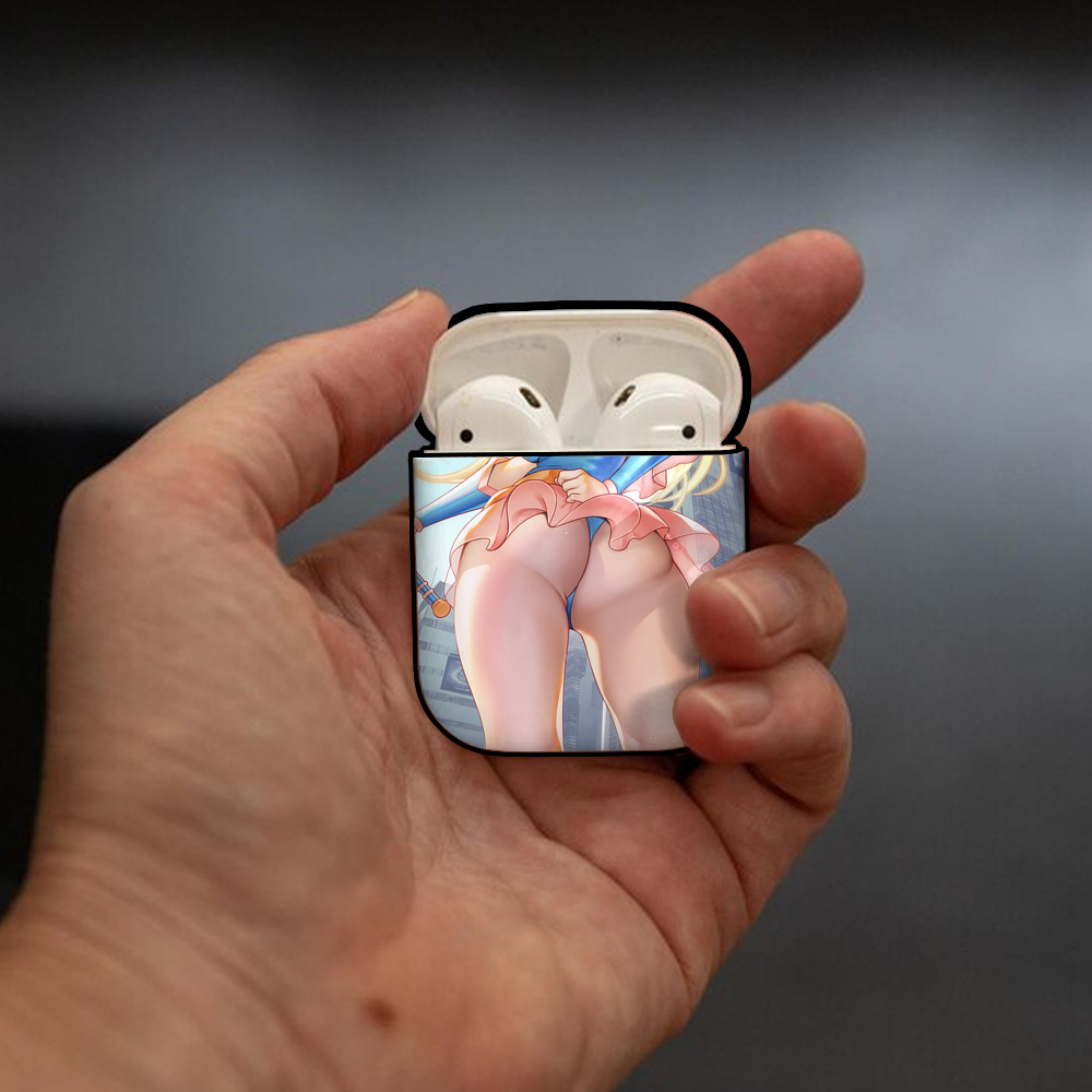 遊☆戯☆王 Yu-Gi-Oh! AirPods 第2世代保護ケース ハードシェル ブラック 耐衝撃・防指紋・カラビナ付き