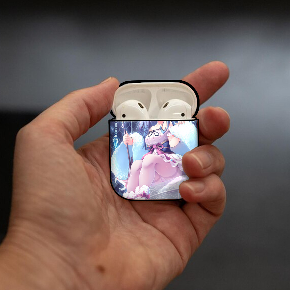 遊☆戯☆王 Yu-Gi-Oh! AirPods 第2世代保護ケース ハードシェル ブラック 耐衝撃・防指紋・カラビナ付き