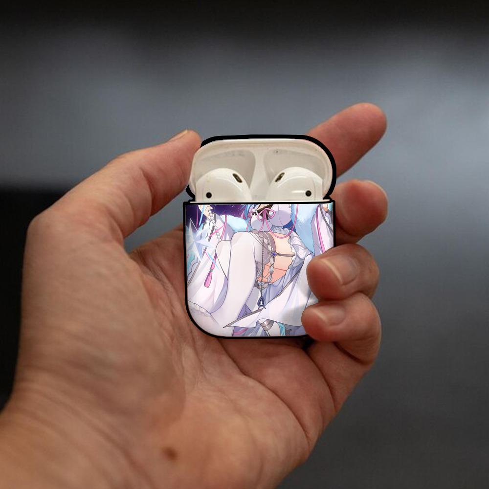 遊☆戯☆王 Yu-Gi-Oh! AirPods 第2世代保護ケース ハードシェル ブラック 耐衝撃・防指紋・カラビナ付き