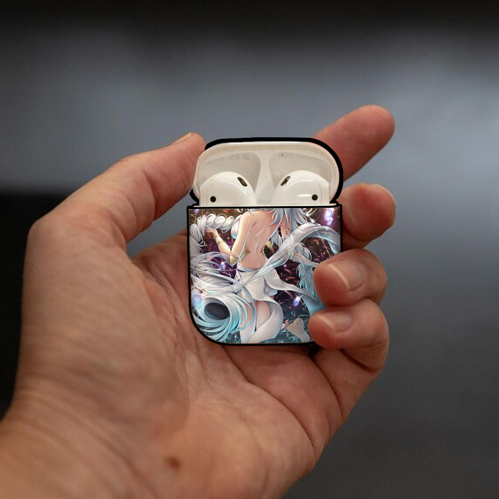 遊☆戯☆王 Yu-Gi-Oh! AirPods 第2世代保護ケース ハードシェル ブラック 耐衝撃・防指紋・カラビナ付き