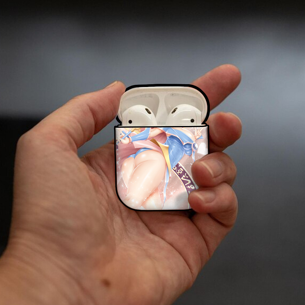 遊☆戯☆王 Yu-Gi-Oh! AirPods 第2世代保護ケース ハードシェル ブラック 耐衝撃・防指紋・カラビナ付き