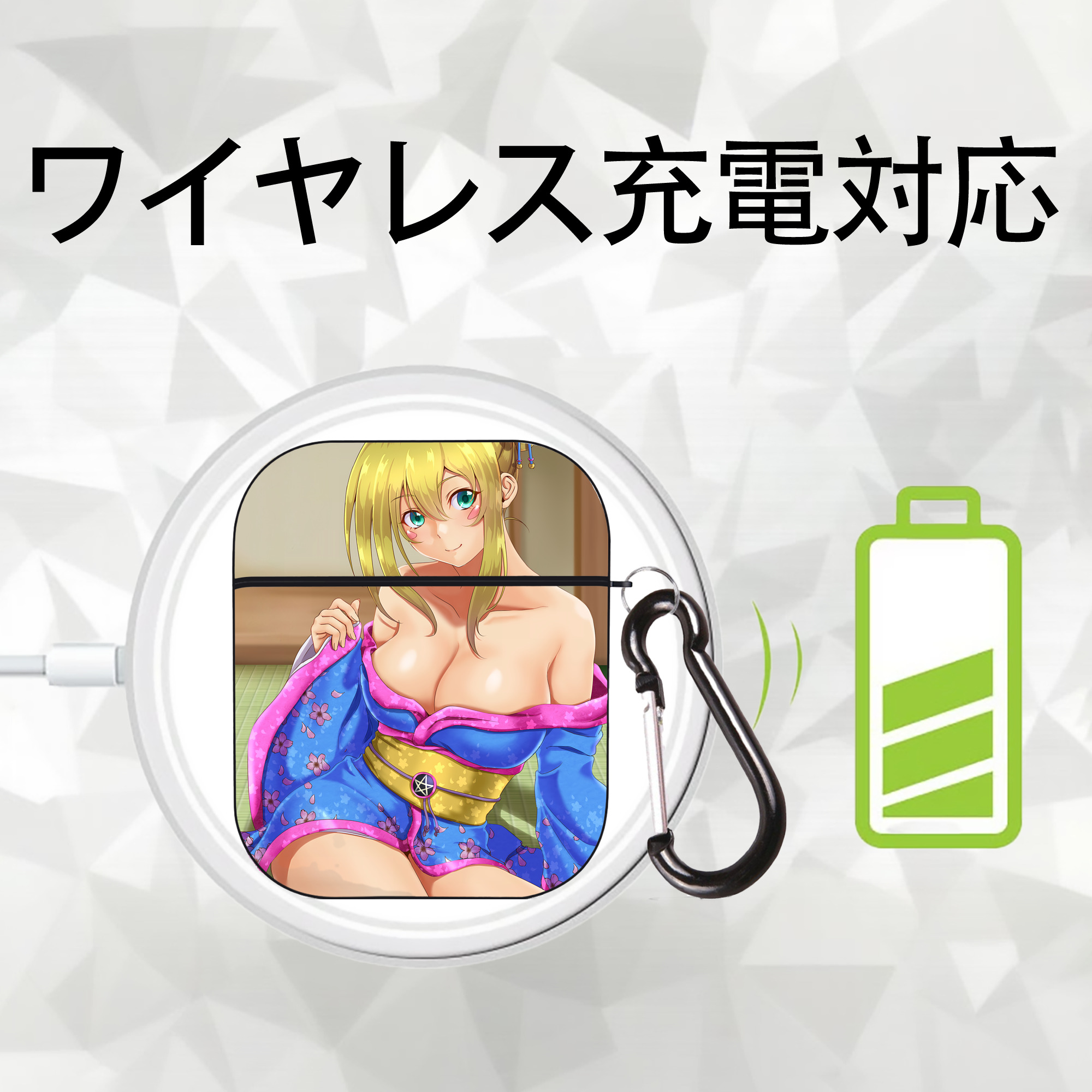 遊☆戯☆王 Yu-Gi-Oh! AirPods 第2世代保護ケース ハードシェル ブラック 耐衝撃・防指紋・カラビナ付き