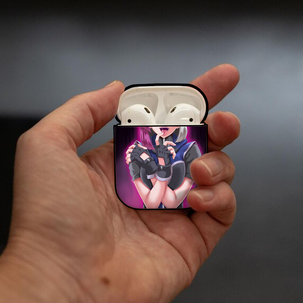 遊☆戯☆王 Yu-Gi-Oh! AirPods 第2世代保護ケース ハードシェル ブラック 耐衝撃・防指紋・カラビナ付き