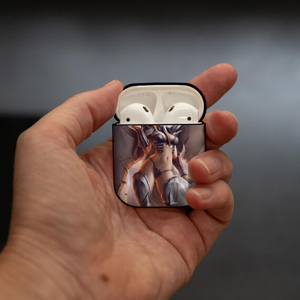 遊☆戯☆王 Yu-Gi-Oh! AirPods 第2世代保護ケース ハードシェル ブラック 耐衝撃・防指紋・カラビナ付き