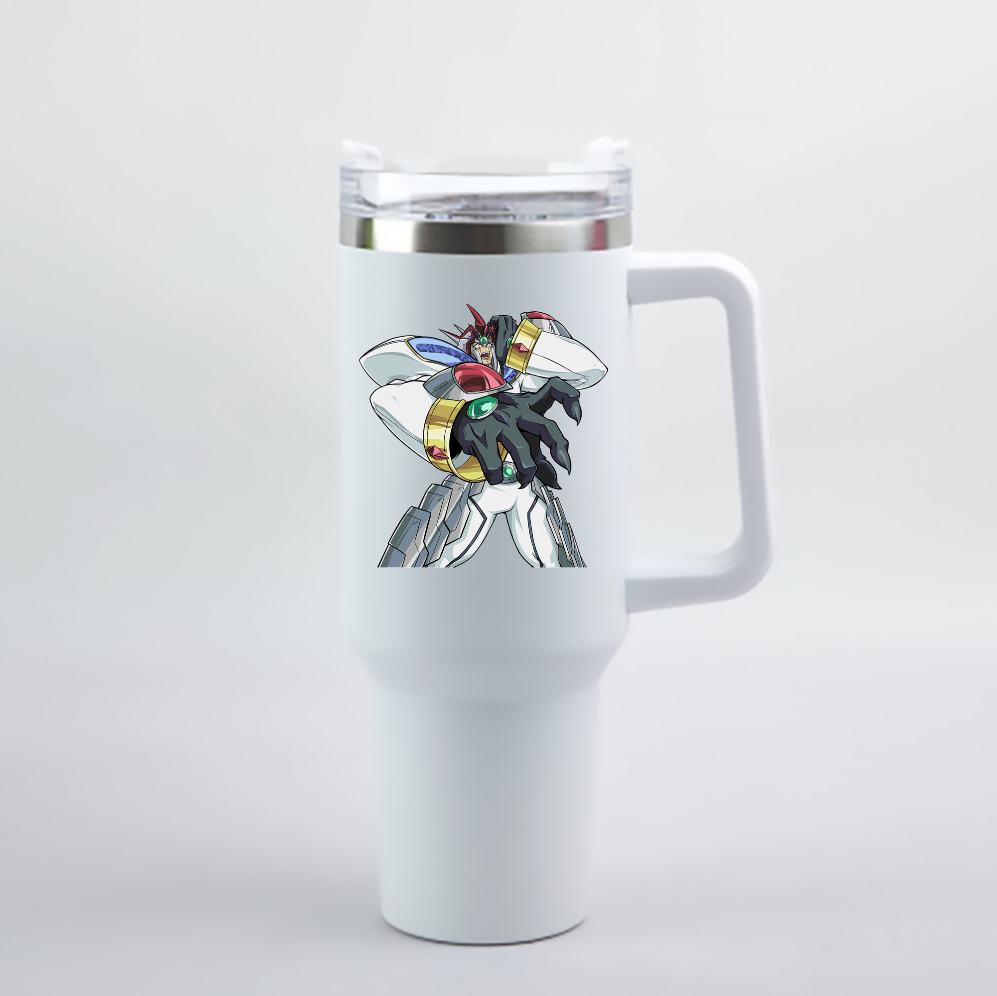 （画像用） 遊☆戯☆王 Yu-Gi-Oh! 1200mL車用タンブラー - クリスタルステッカー（プラスチックストロー付き）
