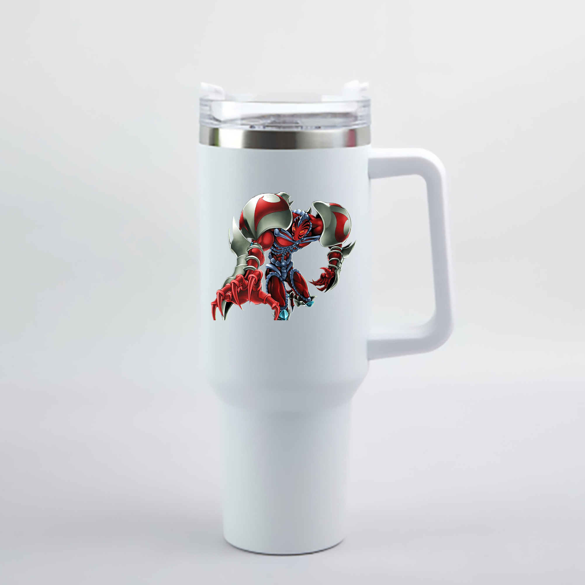 （画像用） 遊☆戯☆王 Yu-Gi-Oh! 1200mL車用タンブラー - クリスタルステッカー（プラスチックストロー付き）