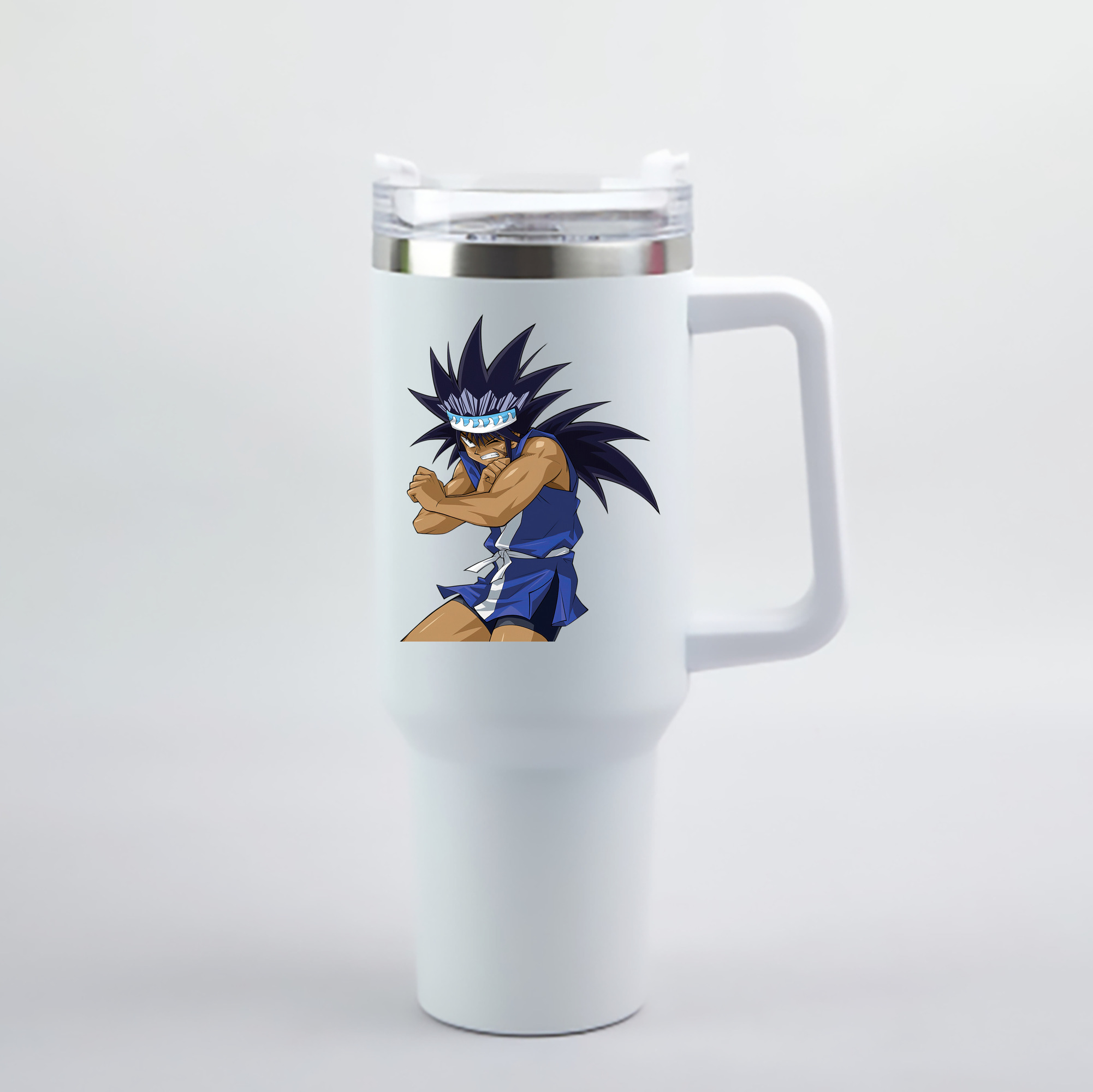 （画像用） 遊☆戯☆王 Yu-Gi-Oh! 1200mL車用タンブラー - クリスタルステッカー（プラスチックストロー付き）