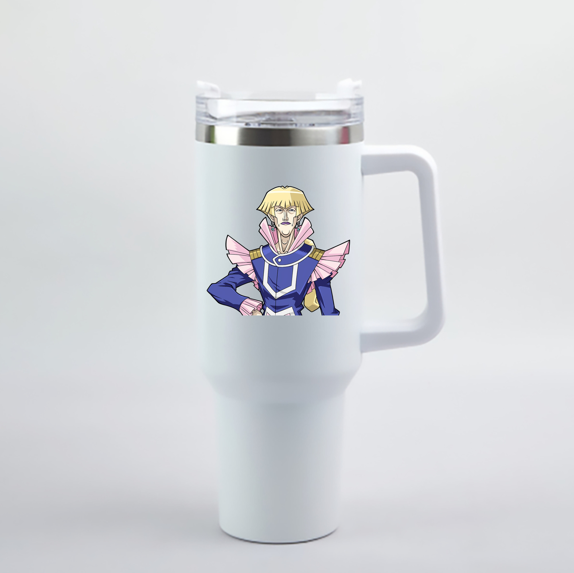 （画像用） 遊☆戯☆王 Yu-Gi-Oh! 1200mL車用タンブラー - クリスタルステッカー（プラスチックストロー付き）