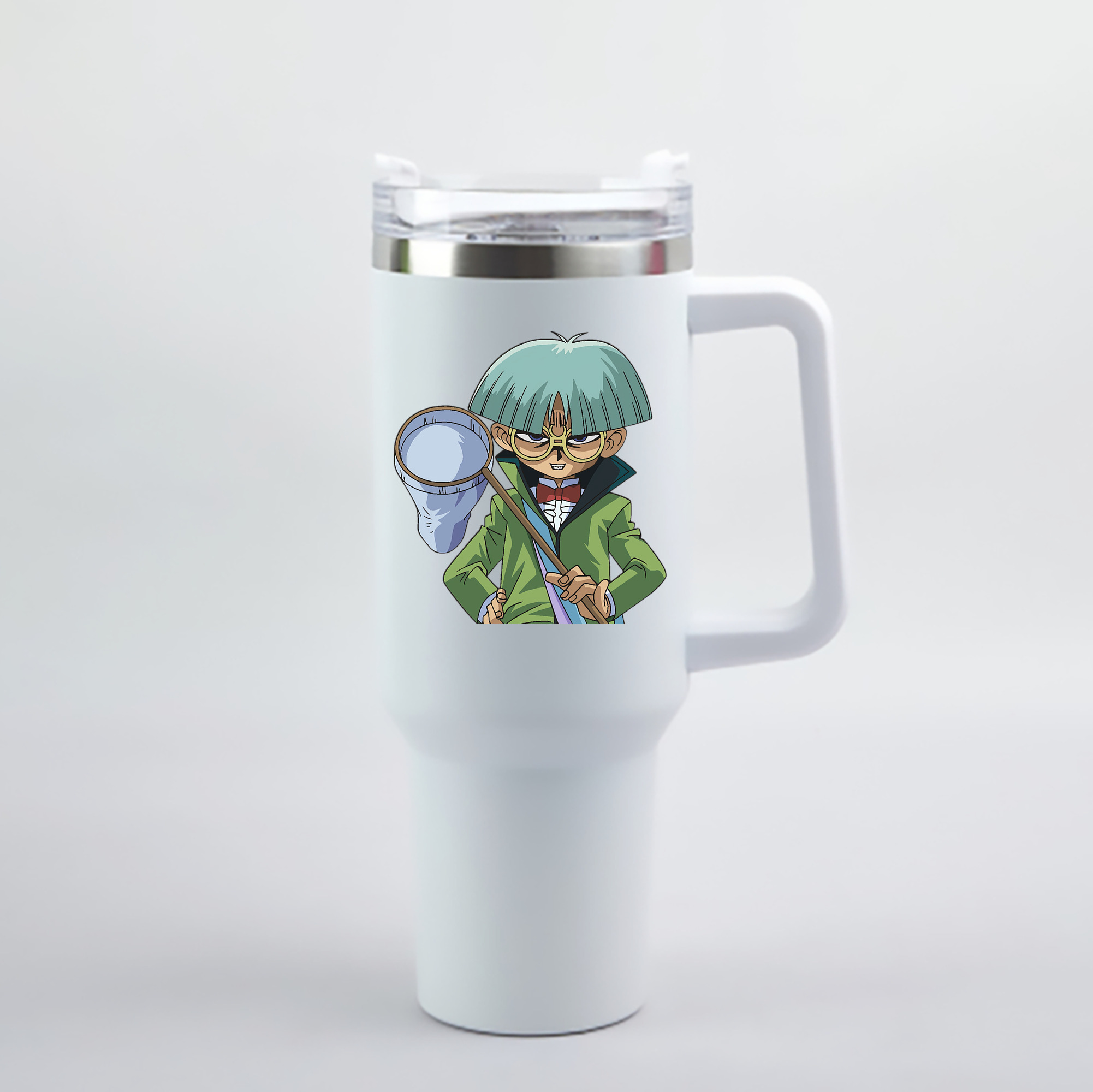 （画像用） 遊☆戯☆王 Yu-Gi-Oh! 1200mL車用タンブラー - クリスタルステッカー（プラスチックストロー付き）