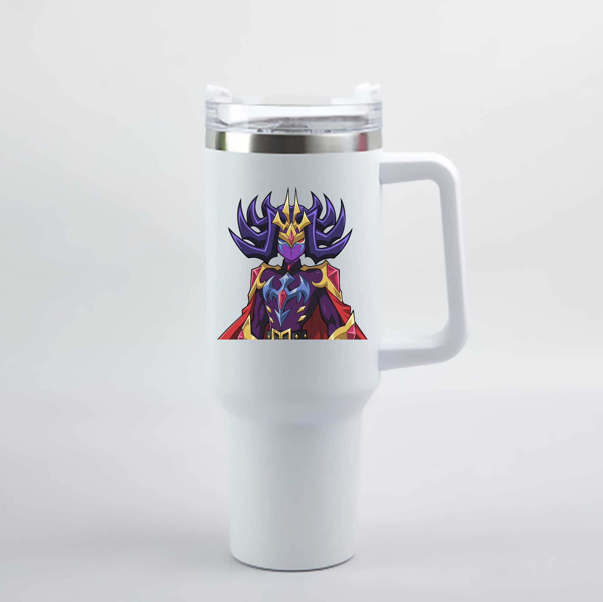（画像用） 遊☆戯☆王 Yu-Gi-Oh! 1200mL車用タンブラー - クリスタルステッカー（プラスチックストロー付き）