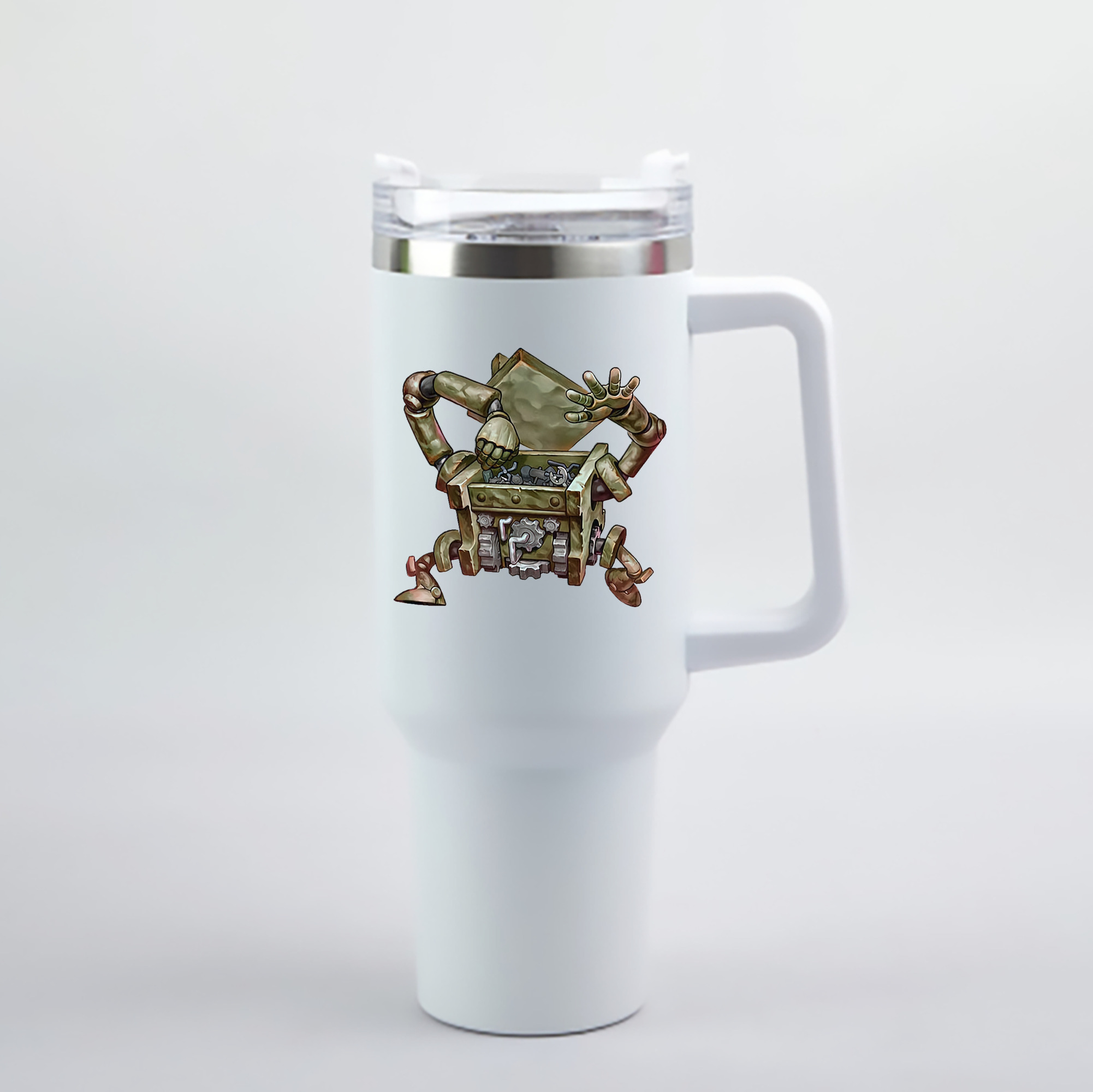 （画像用） 遊☆戯☆王 Yu-Gi-Oh! 1200mL車用タンブラー - クリスタルステッカー（プラスチックストロー付き）