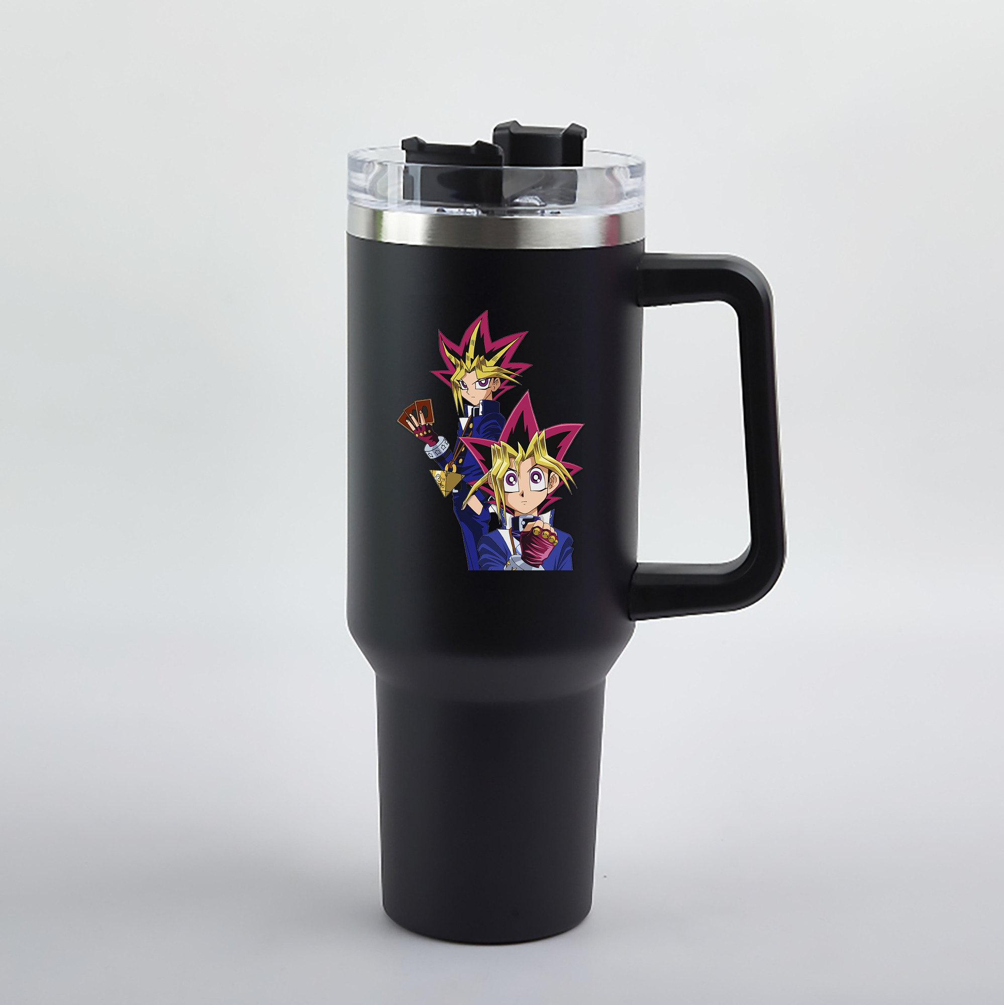 （画像用） 遊☆戯☆王 Yu-Gi-Oh! 1200mL車用タンブラー（カラープリント）