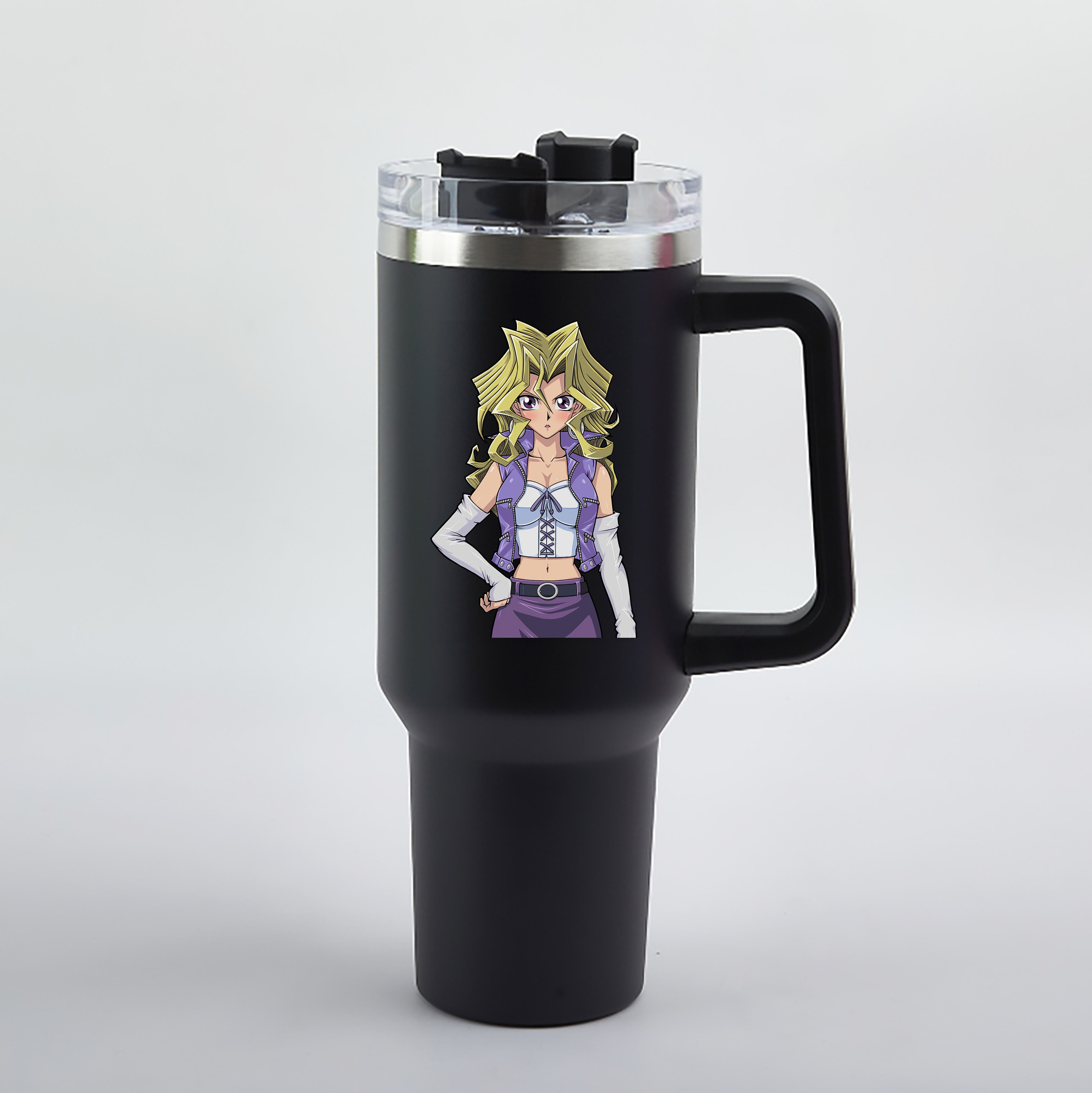 （画像用） 遊☆戯☆王 Yu-Gi-Oh! 1200mL車用タンブラー（カラープリント）