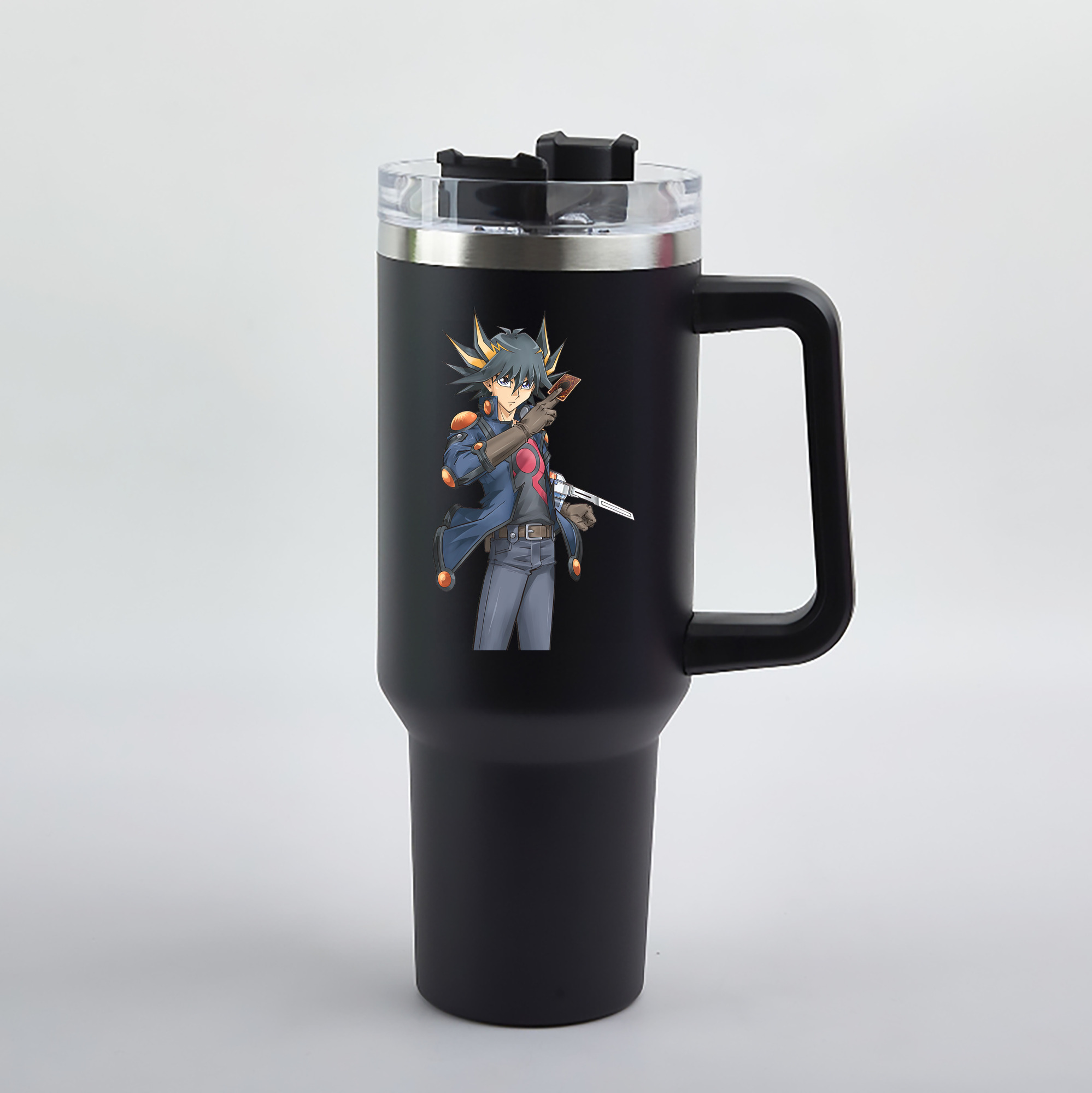 （画像用） 遊☆戯☆王 Yu-Gi-Oh! 1200mL車用タンブラー（カラープリント）