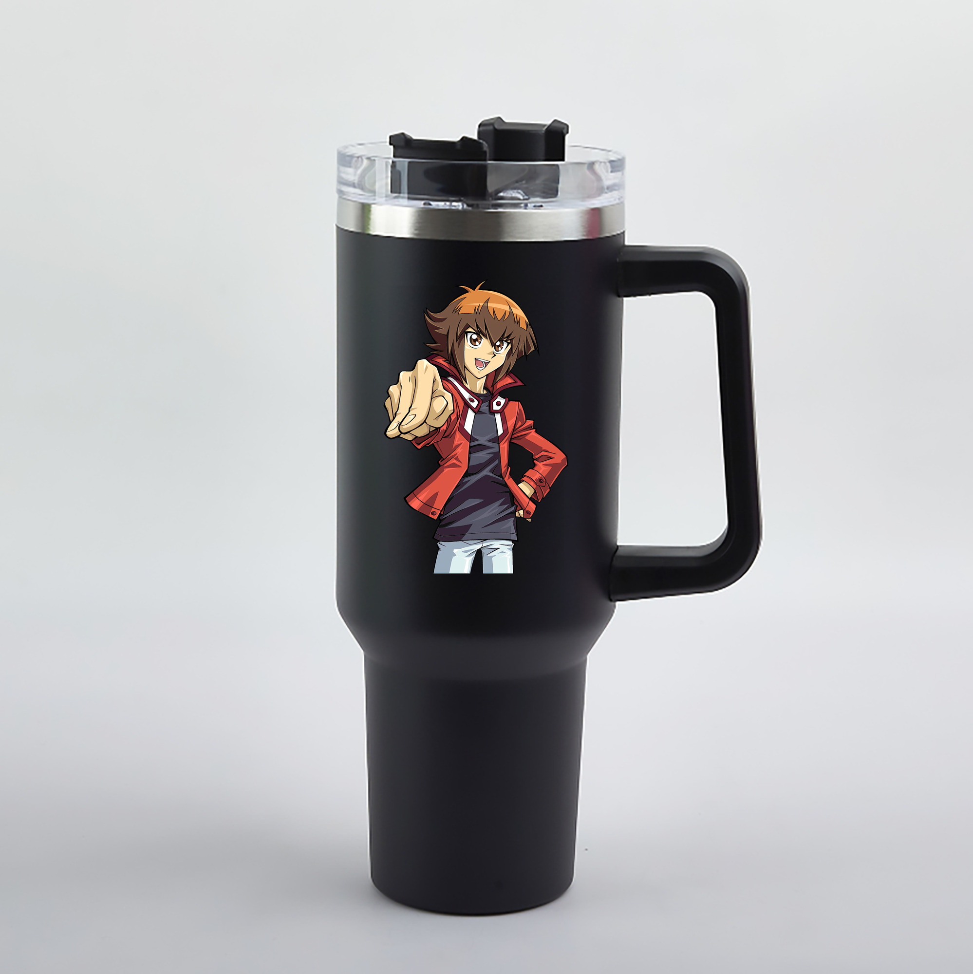 （画像用） 遊☆戯☆王 Yu-Gi-Oh! 1200mL車用タンブラー（カラープリント）