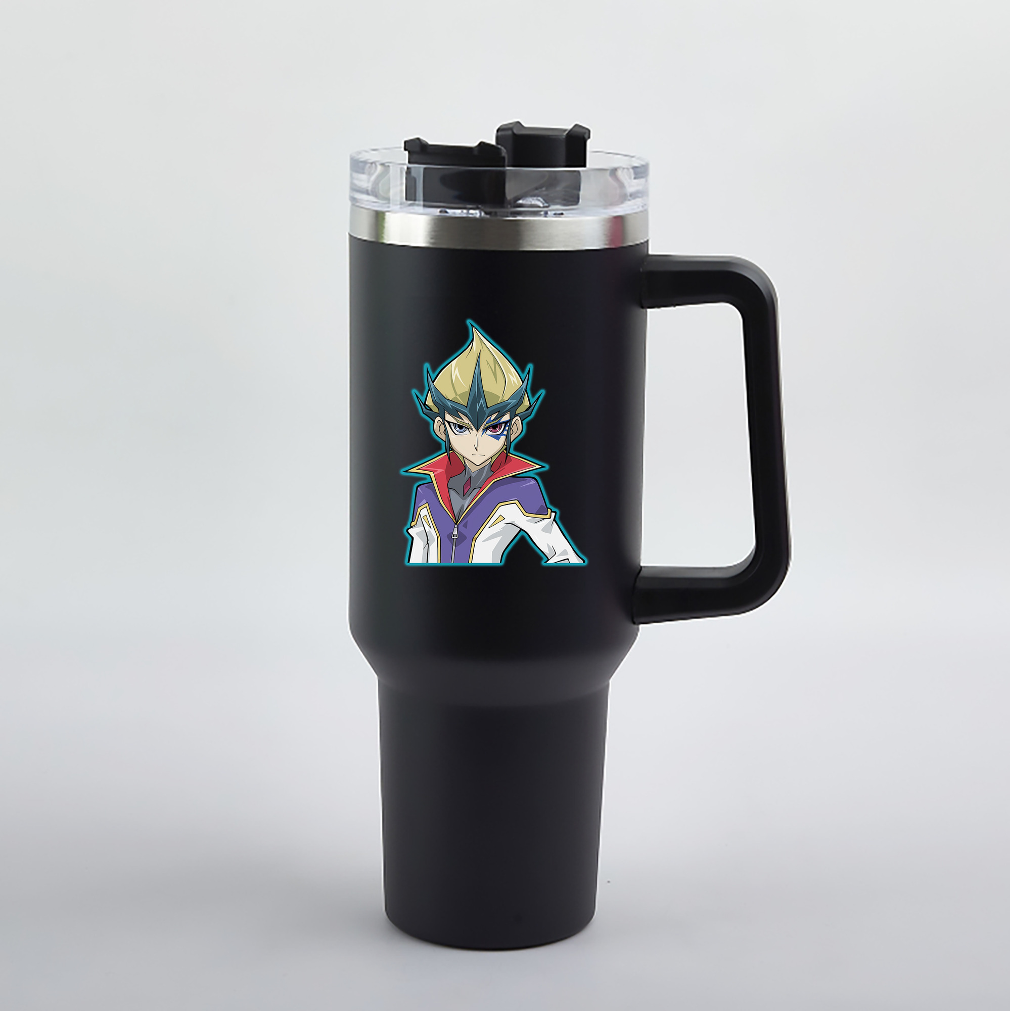 （画像用） 遊☆戯☆王 Yu-Gi-Oh! 1200mL車用タンブラー（カラープリント）