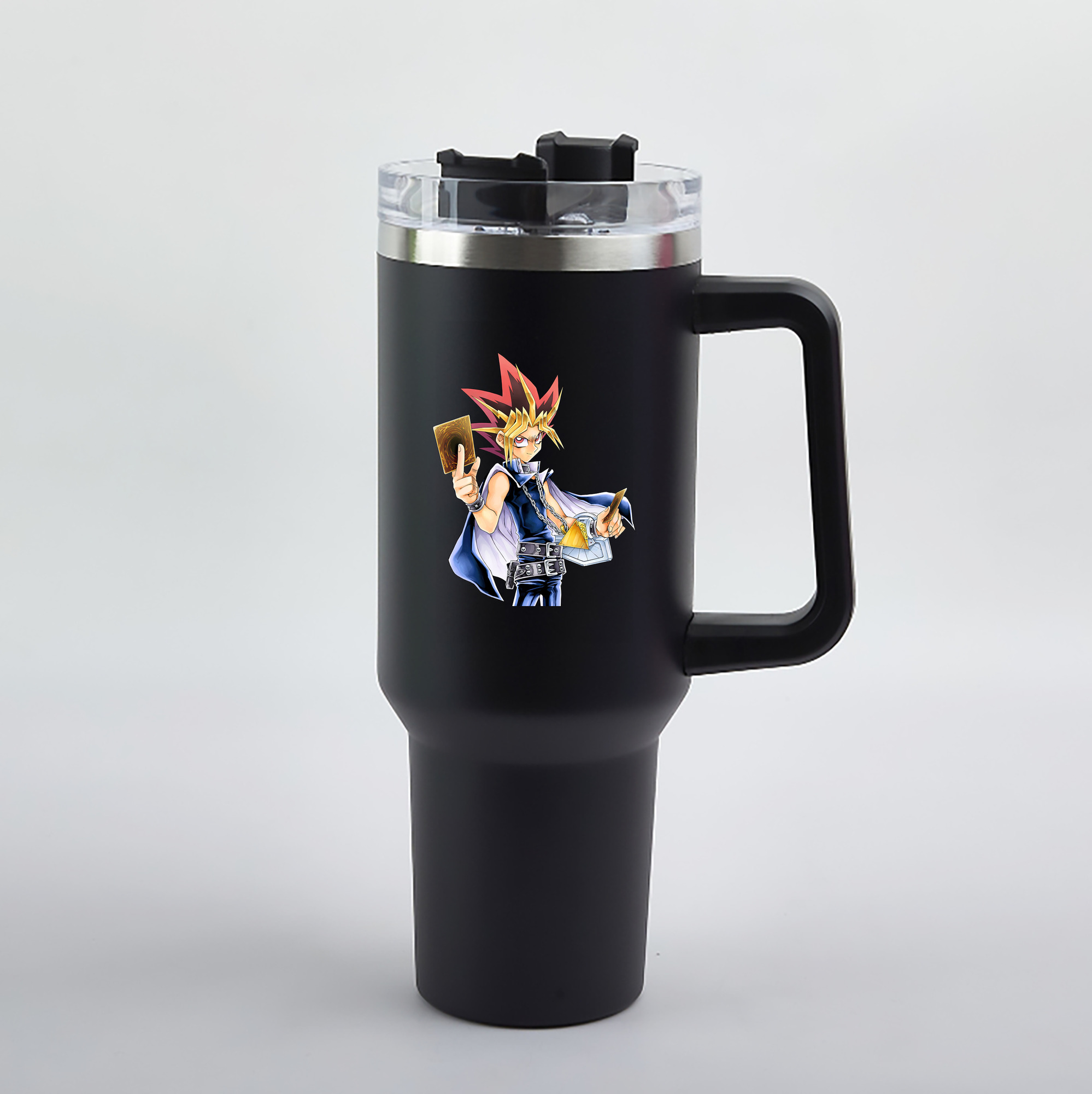 （画像用） 遊☆戯☆王 Yu-Gi-Oh! 1200mL車用タンブラー（カラープリント）