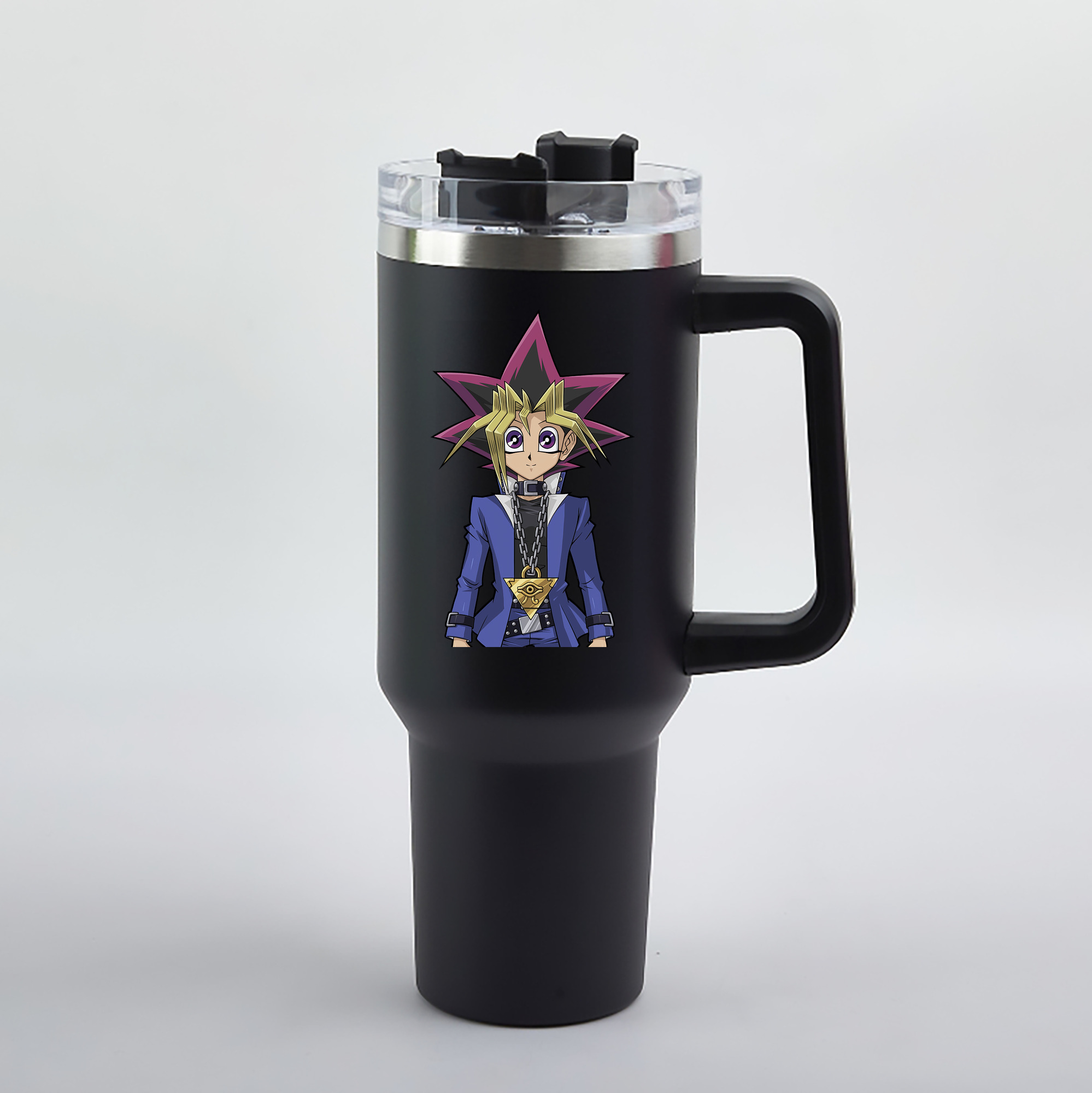 （画像用） 遊☆戯☆王 Yu-Gi-Oh! 1200mL車用タンブラー（カラープリント）