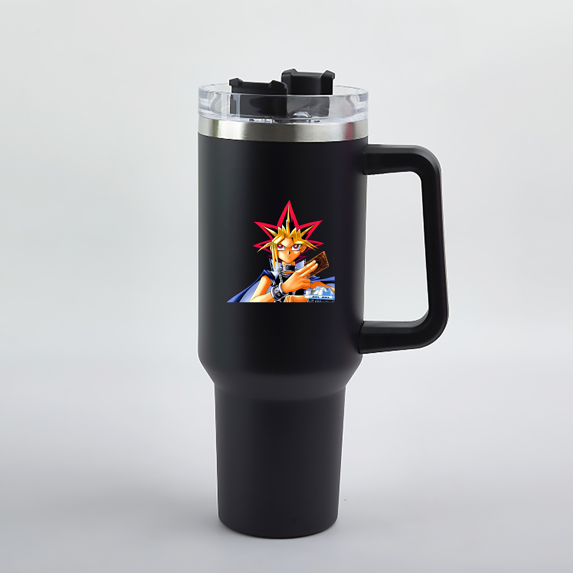 （画像用） 遊☆戯☆王 Yu-Gi-Oh! 1200mL車用タンブラー（カラープリント）